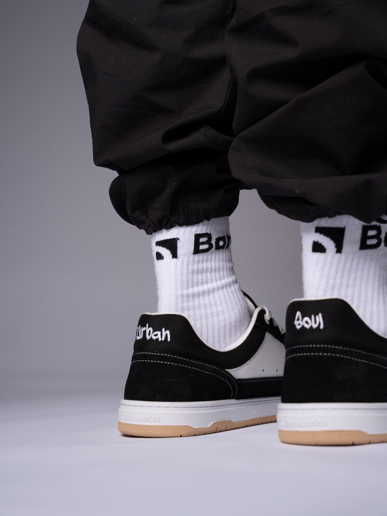 Barefoot Shoes Barebarics Legend - Black & White - Barefoot Shoe Store