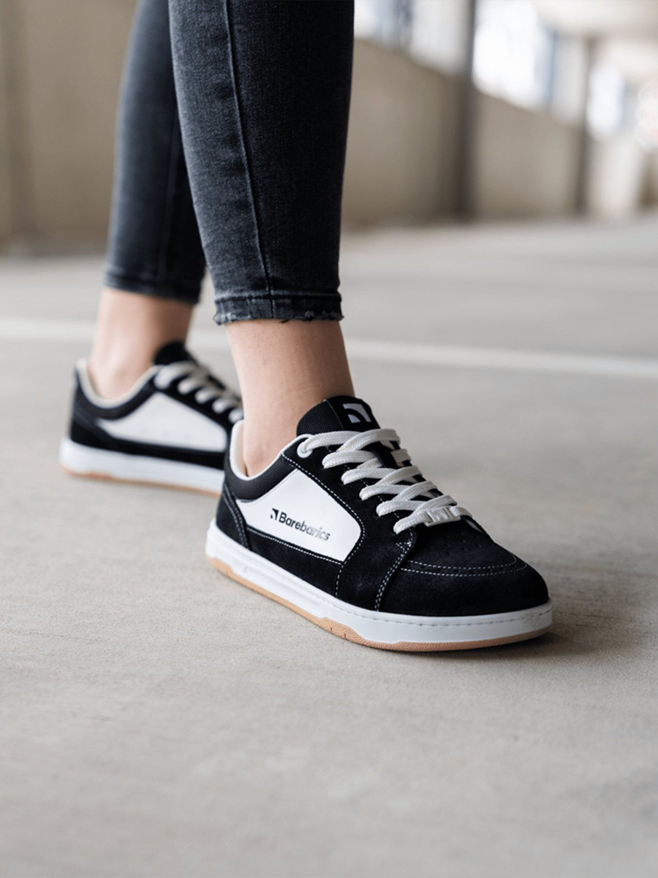 Barefoot Shoes Barebarics Legend - Black & White - Barefoot Shoe Store