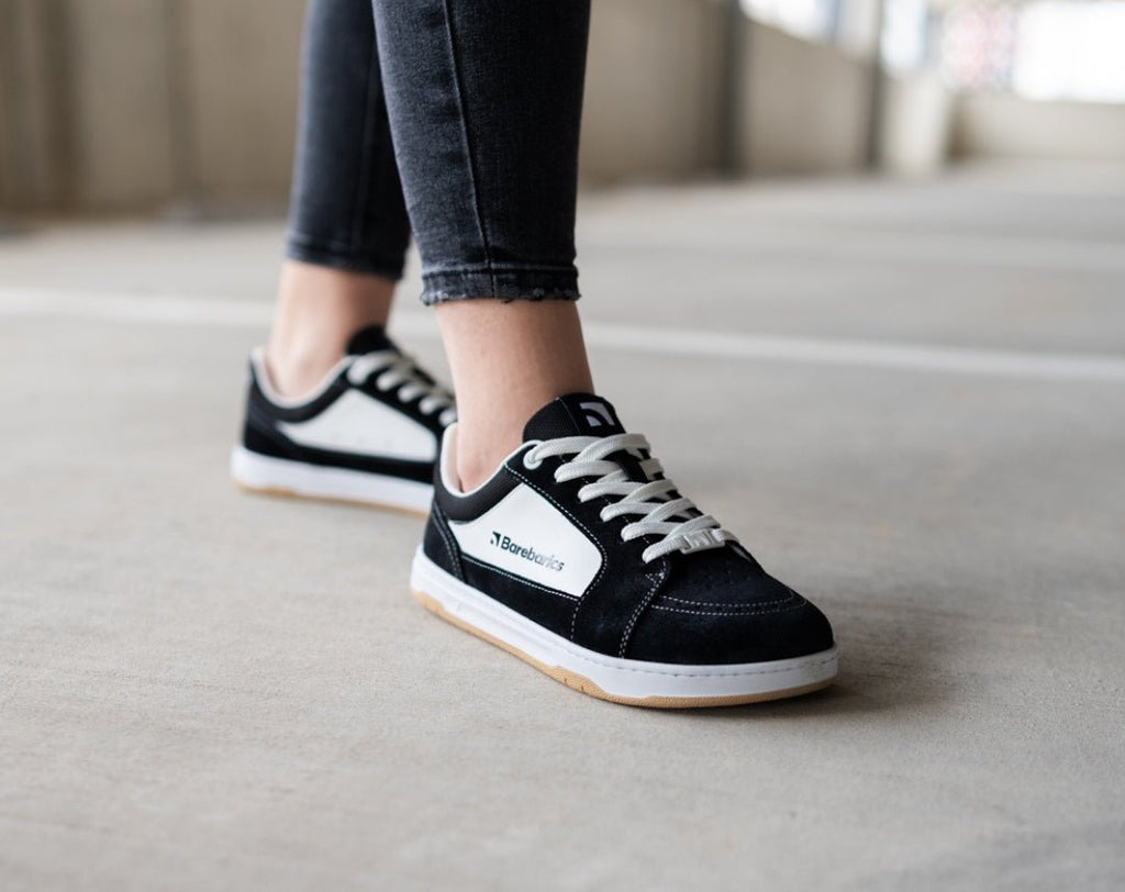 Barefoot Shoes Barebarics Legend - Black & White - Barefoot Shoe Store