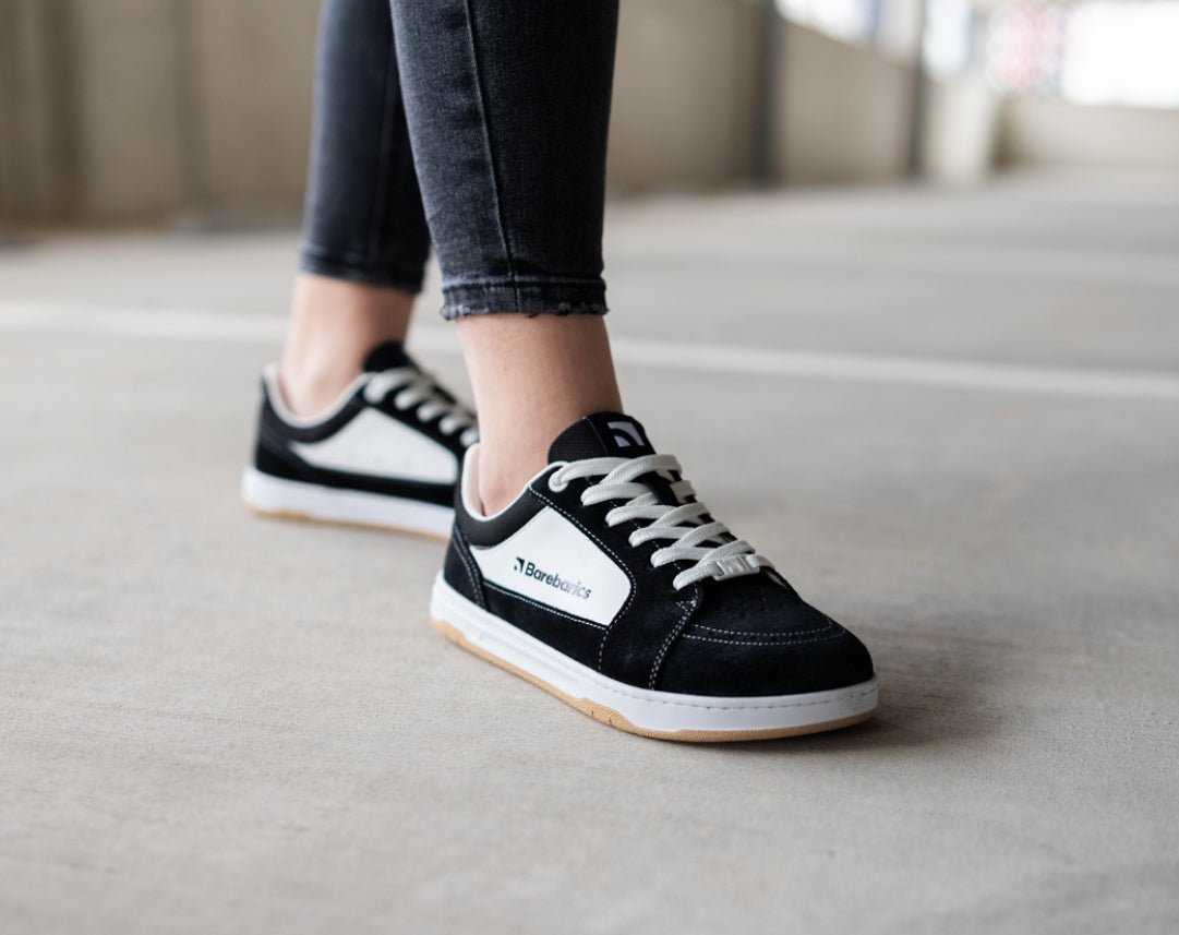 Barefoot Shoes Barebarics Legend - Black & White - Barefoot Shoe Store