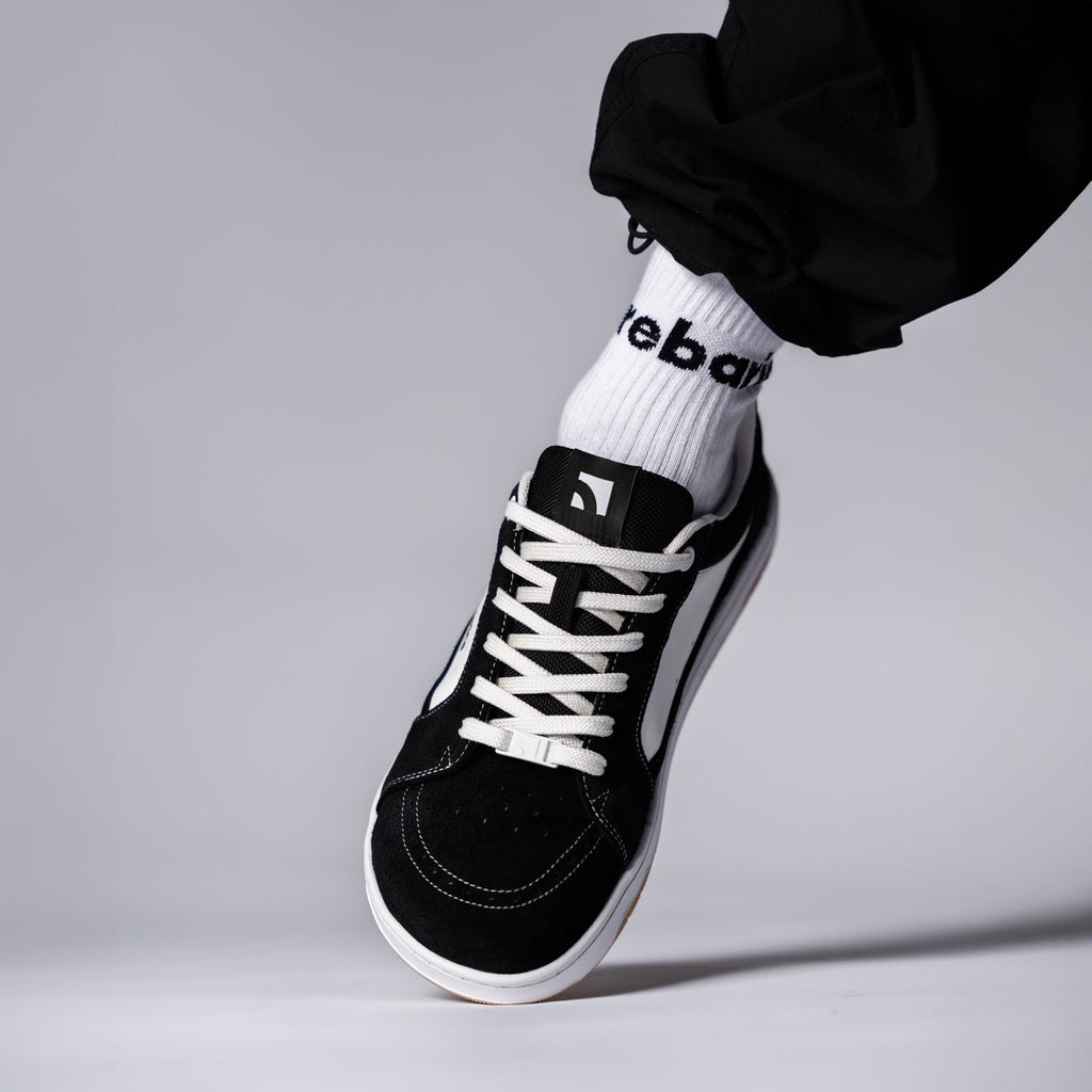 Barefoot Shoes Barebarics Legend - Black & White - Barefoot Shoe Store