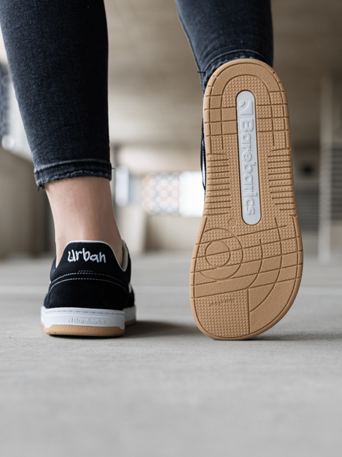 Barefoot Shoes Barebarics Legend - Black & White - Barefoot Shoe Store