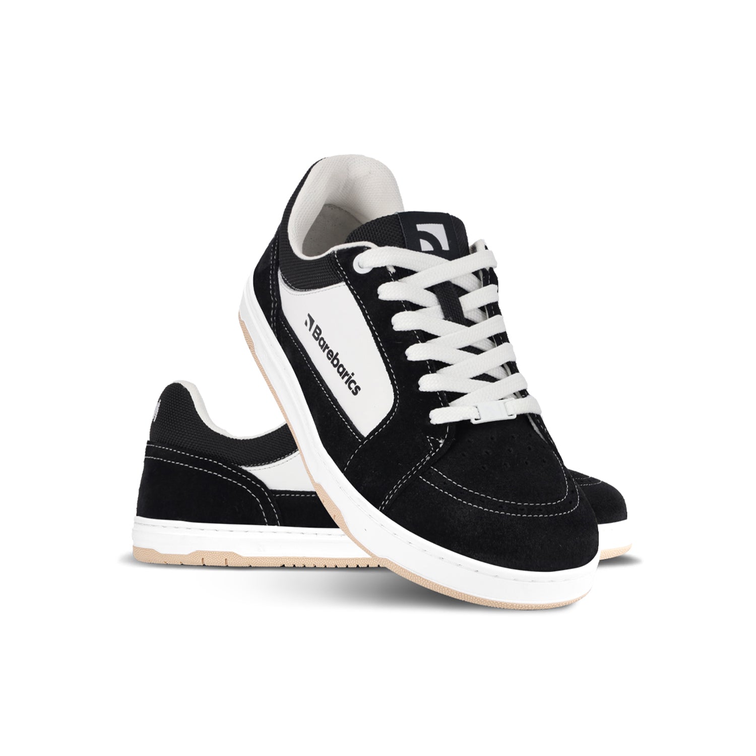 Barefoot Shoes Barebarics Legend - Black & White - Barefoot Shoe Store