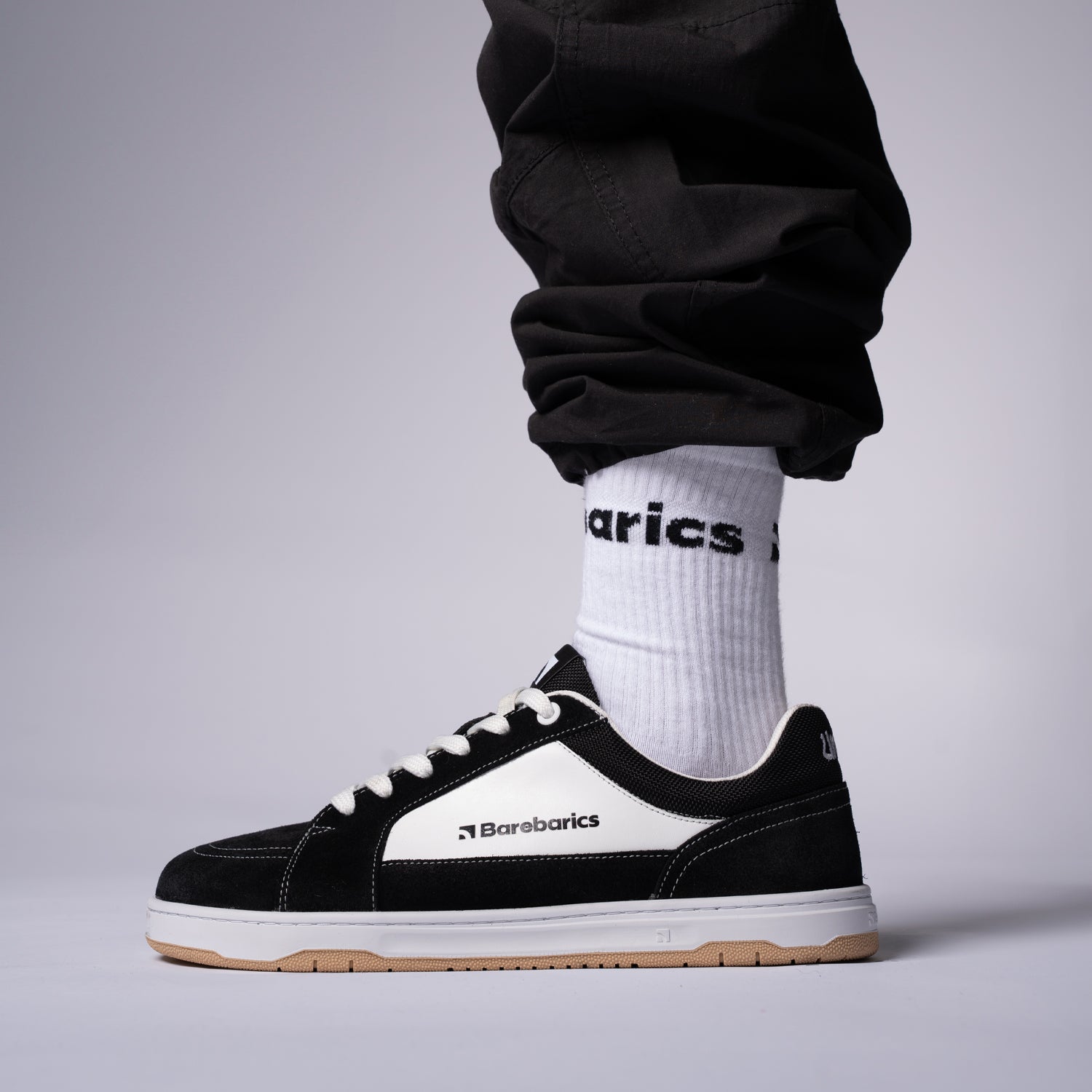 Barefoot Shoes Barebarics Legend - Black & White - Barefoot Shoe Store