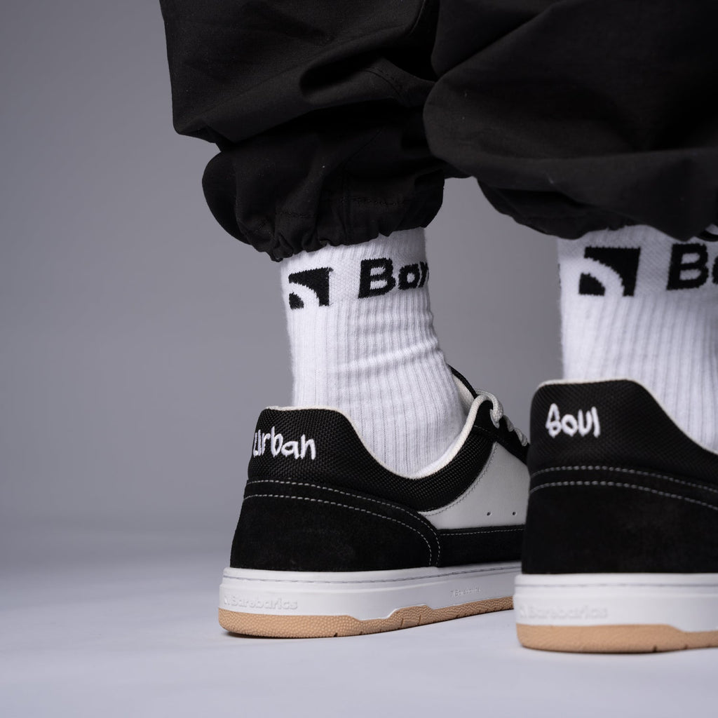 Barefoot Shoes Barebarics Legend - Black & White - Barefoot Shoe Store