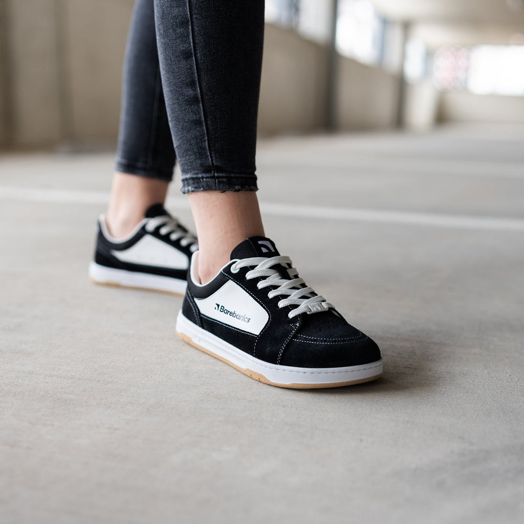 Barefoot Shoes Barebarics Legend - Black & White - Barefoot Shoe Store