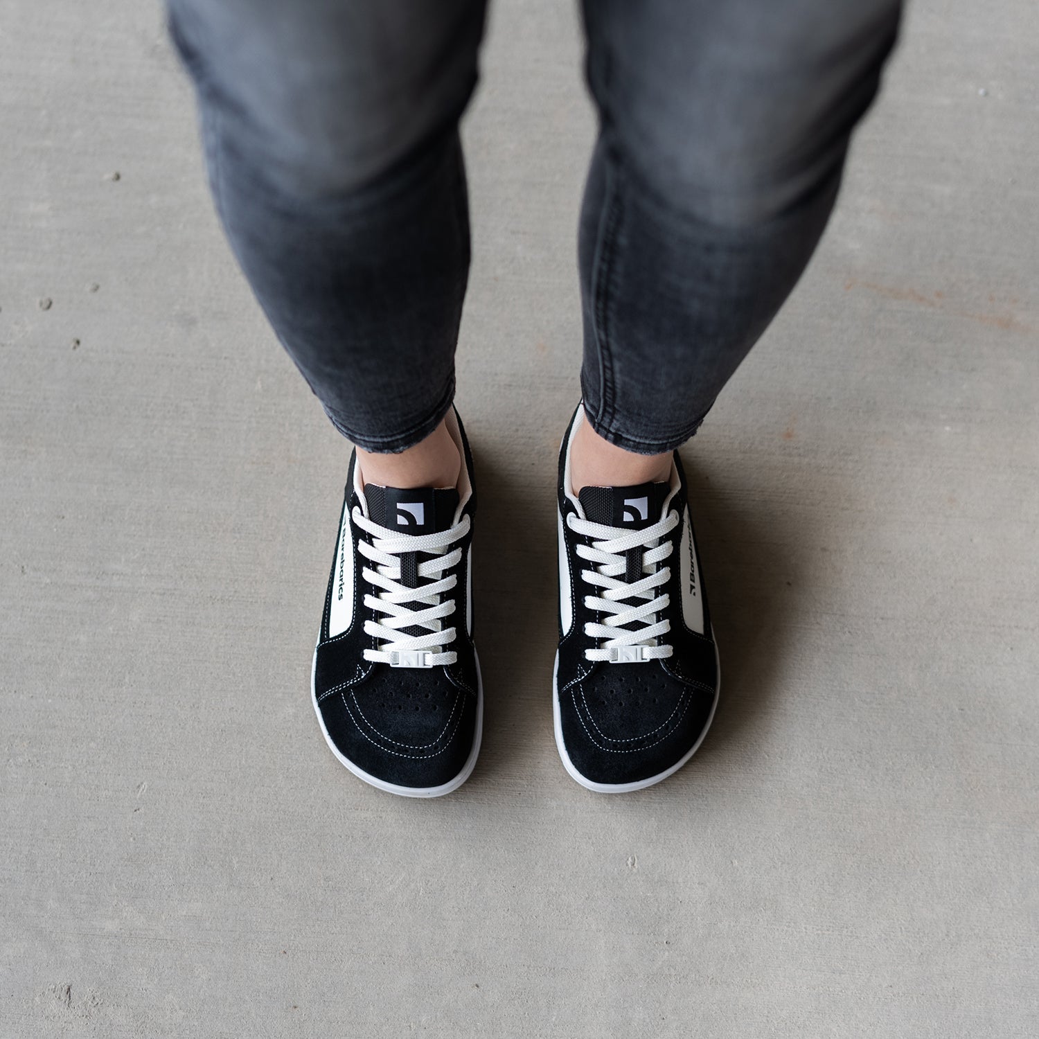 Barefoot Shoes Barebarics Legend - Black & White - Barefoot Shoe Store