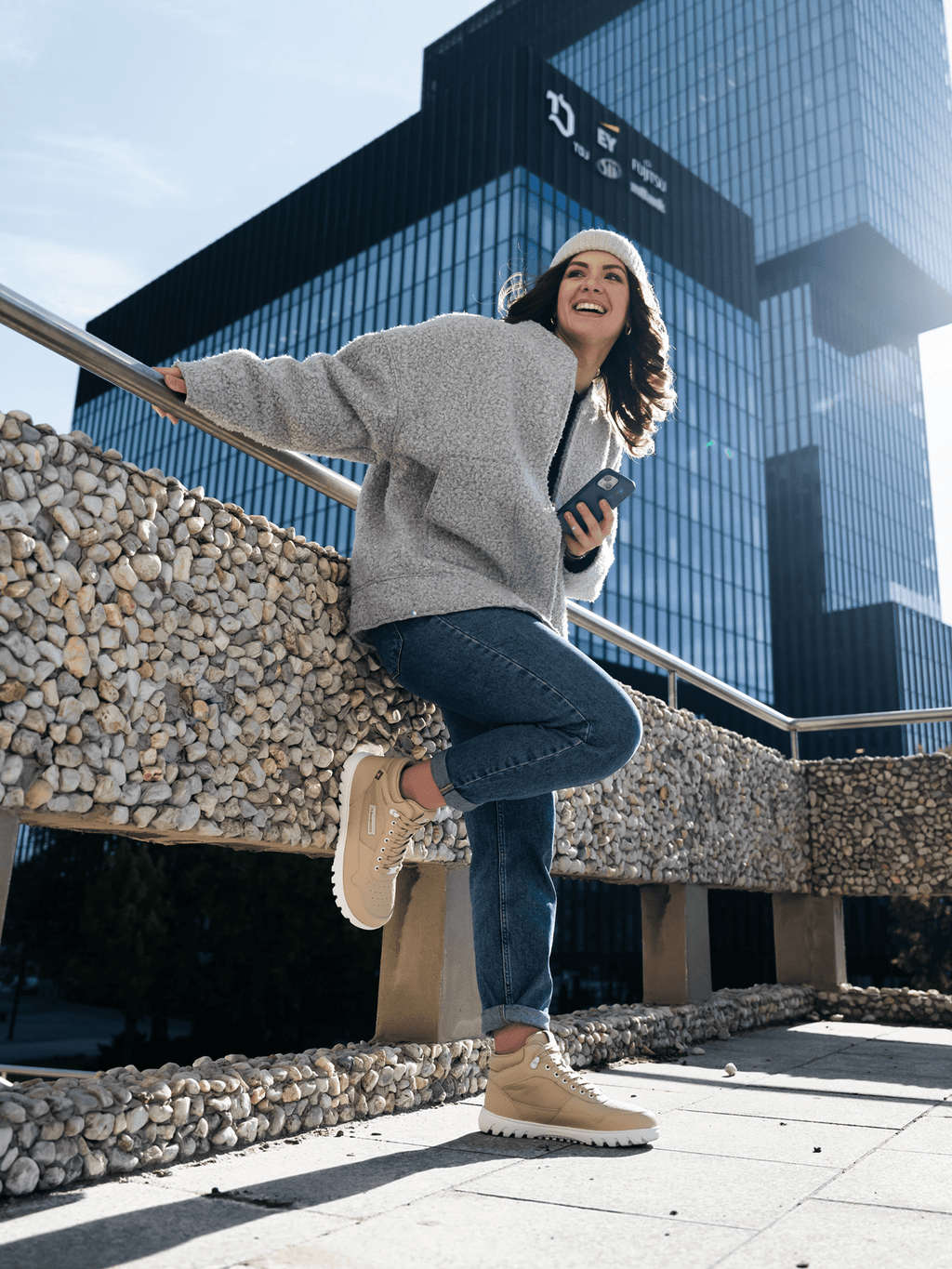 Barefoot Shoes Barebarics UrbanEdge - Beige - Barefoot Shoe Store