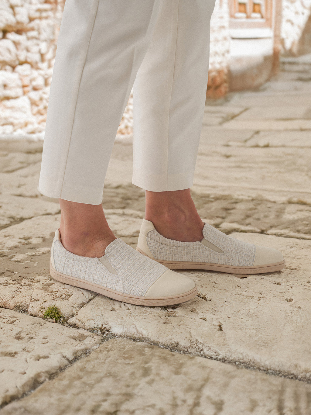 Barefoot Slip-on shoes Be Lenka Breeze - Ivory