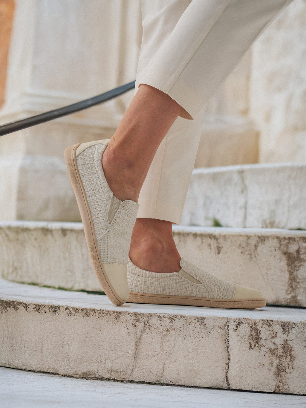 Barefoot Slip-on shoes Be Lenka Breeze - Ivory