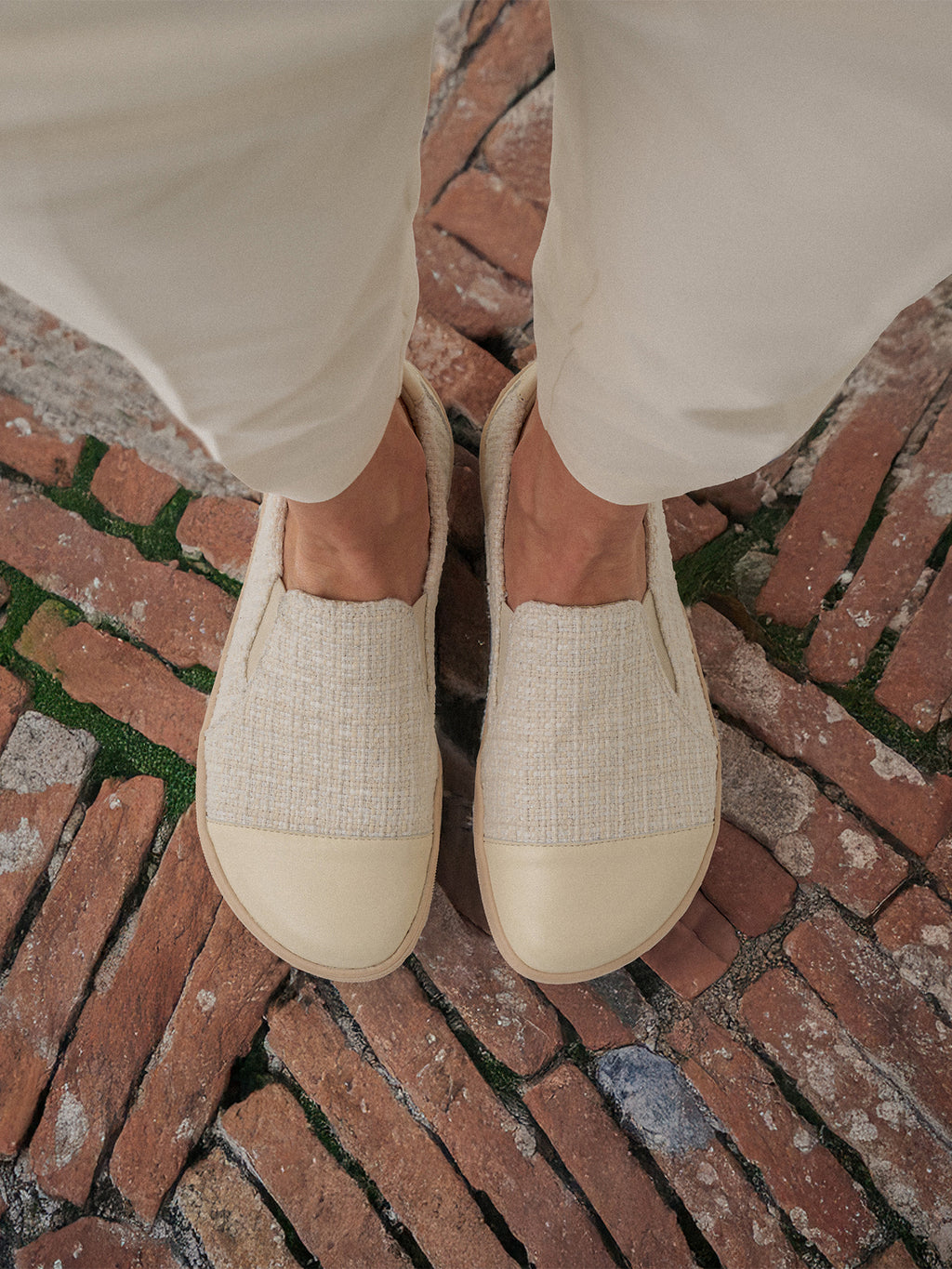 Barefoot Slip-on shoes Be Lenka Breeze - Ivory