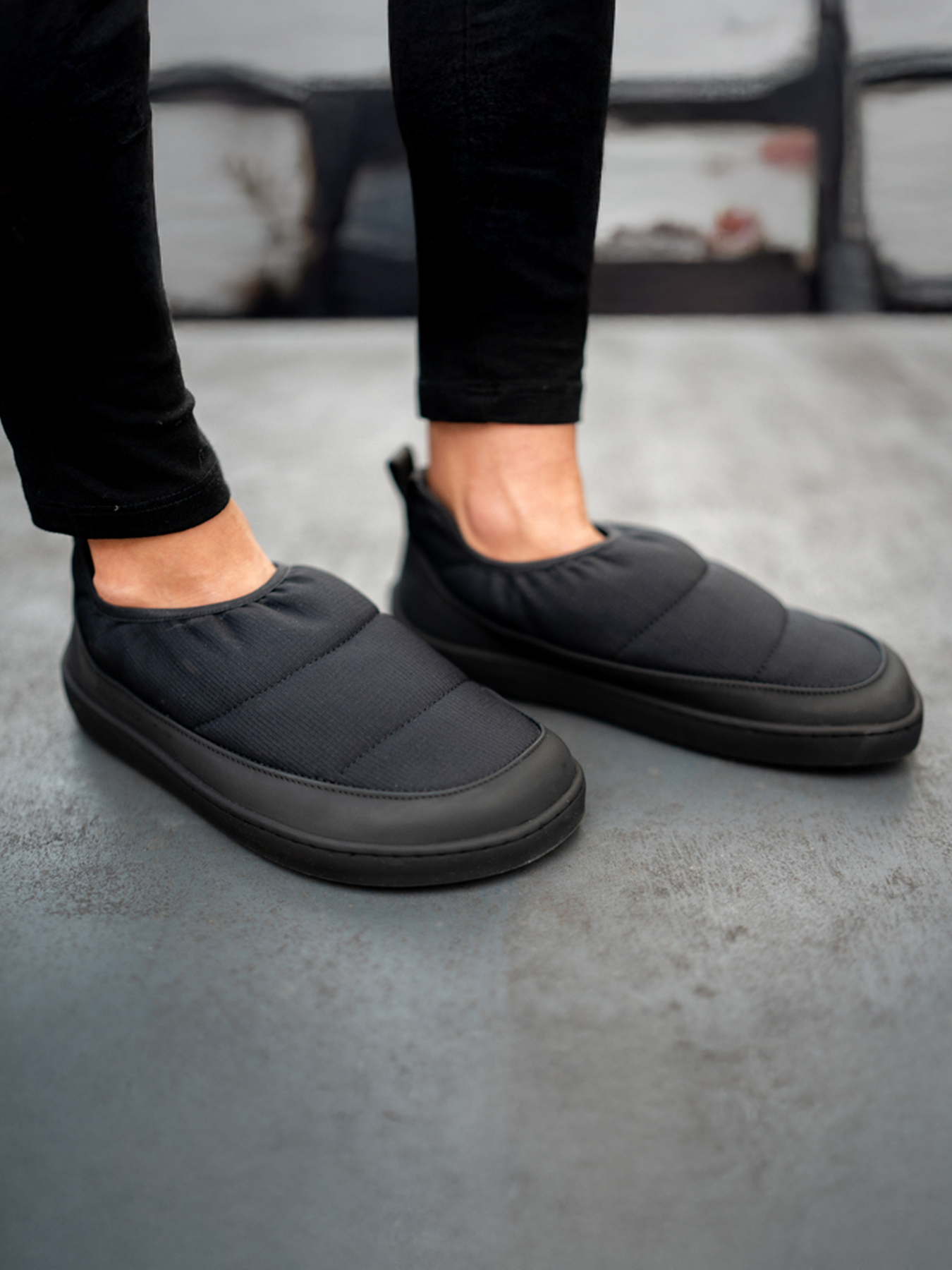 Barefoot Slip-on shoes Be Lenka Nimbus - All Black