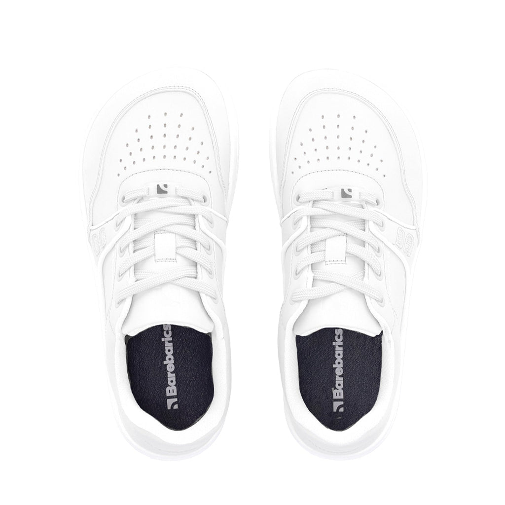 Barefoot Sneakers Barebarics Arise - All White - Barefoot Shoe Store