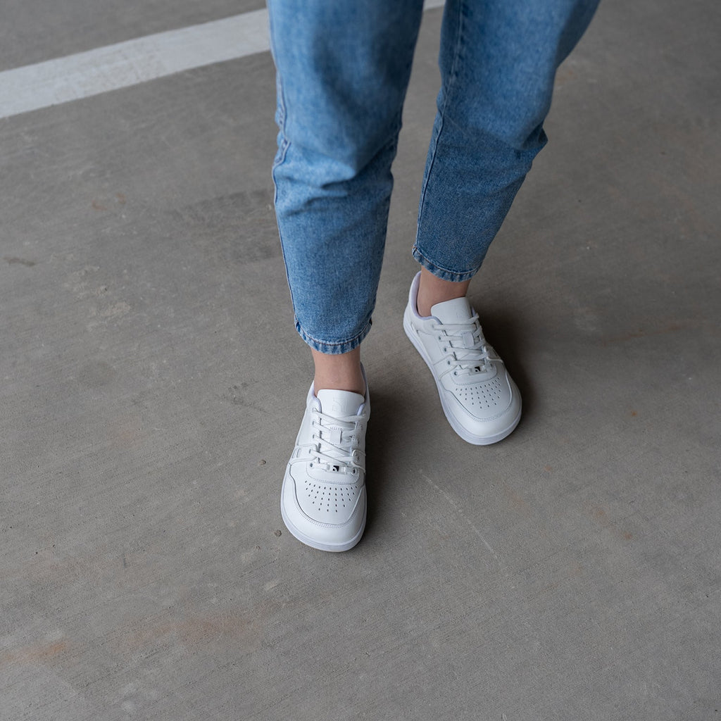 Barefoot Sneakers Barebarics Arise - All White - Barefoot Shoe Store