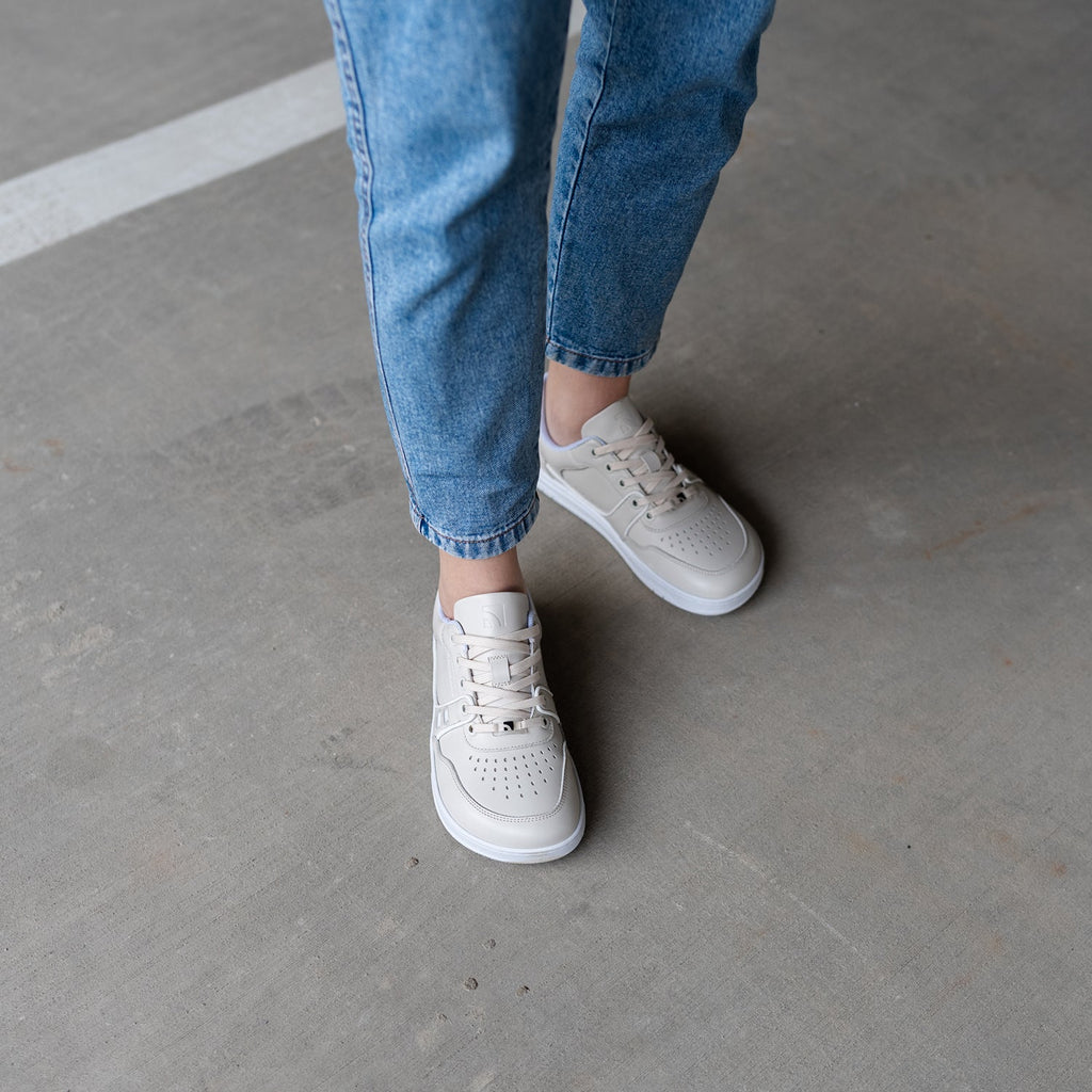 Barefoot Sneakers Barebarics Arise - Cream White - Barefoot Shoe Store