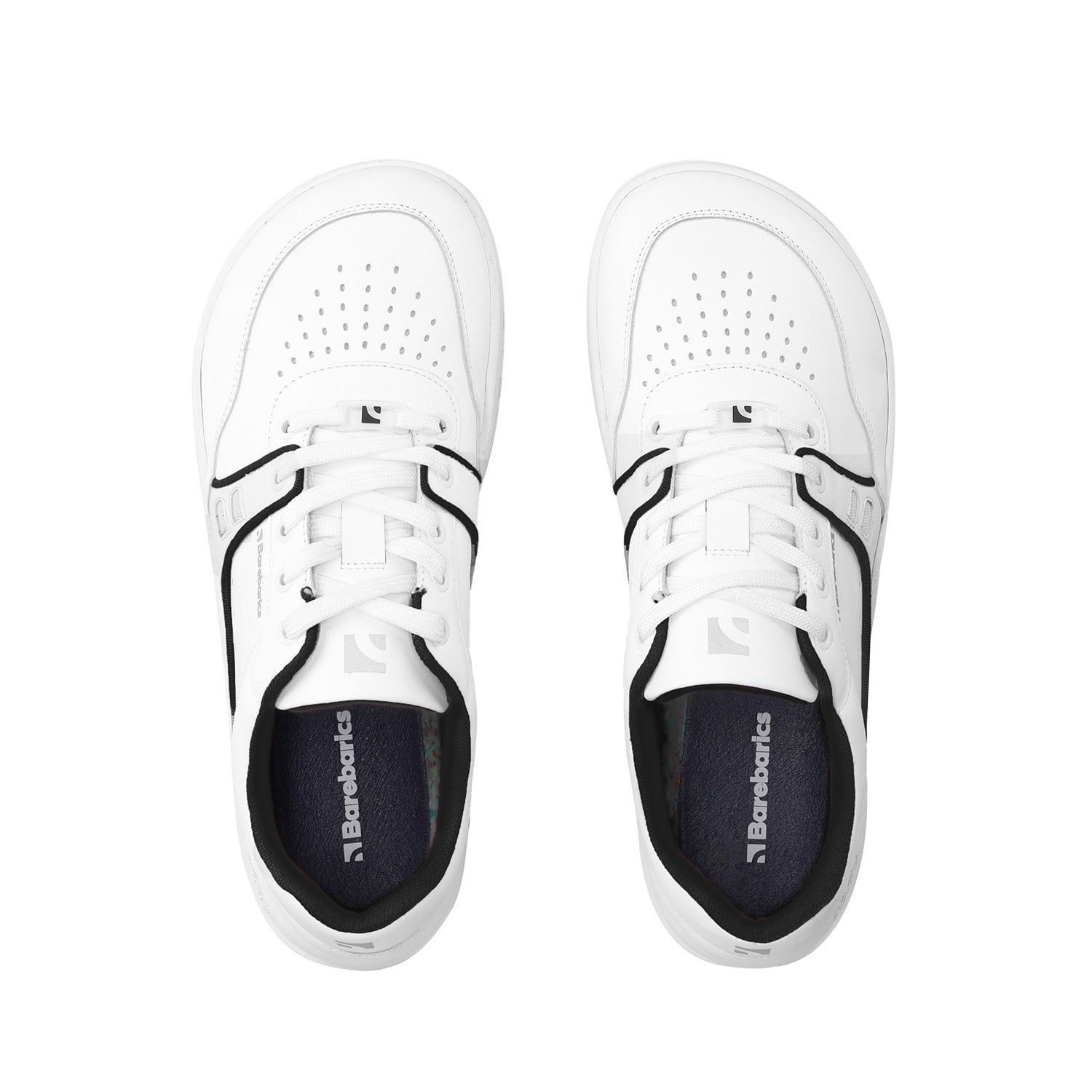 Barefoot Sneakers Barebarics Arise - White & Black - Barefoot Shoe Store
