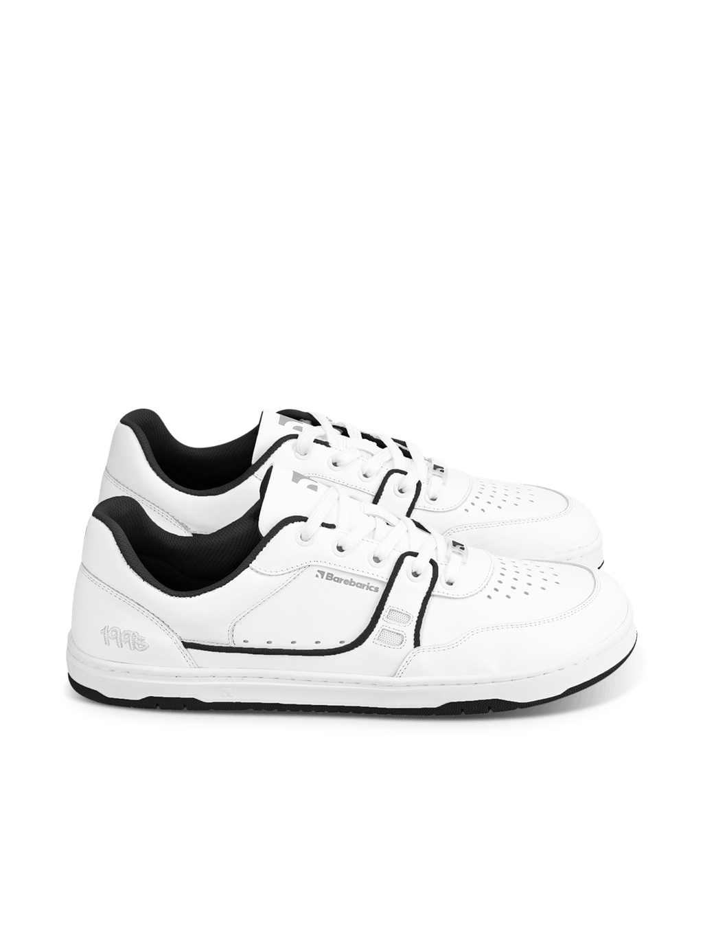 Barefoot Sneakers Barebarics Arise - White & Black - Barefoot Shoe Store