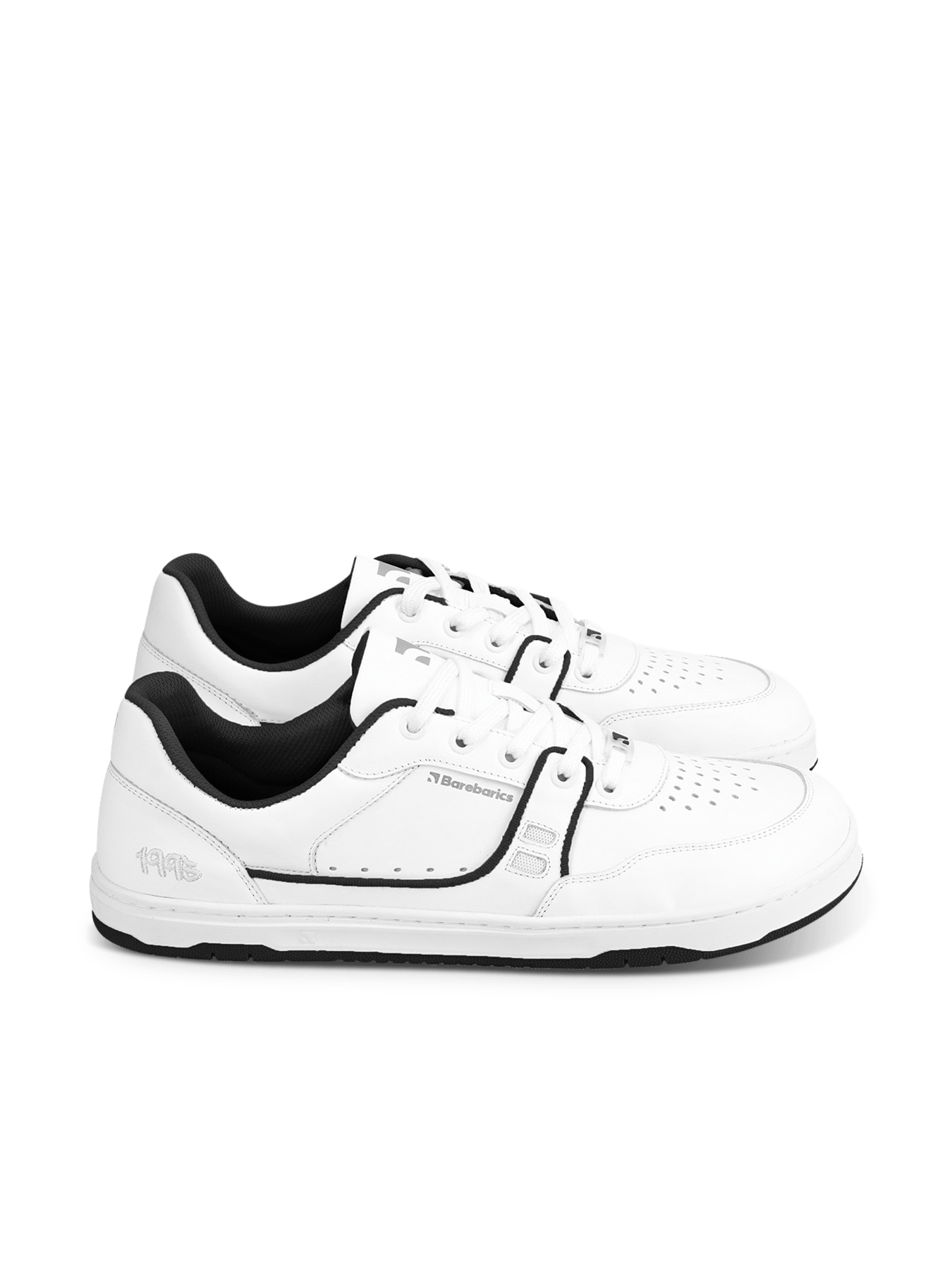 Barefoot Sneakers Barebarics Arise - White & Black - Barefoot Shoe Store