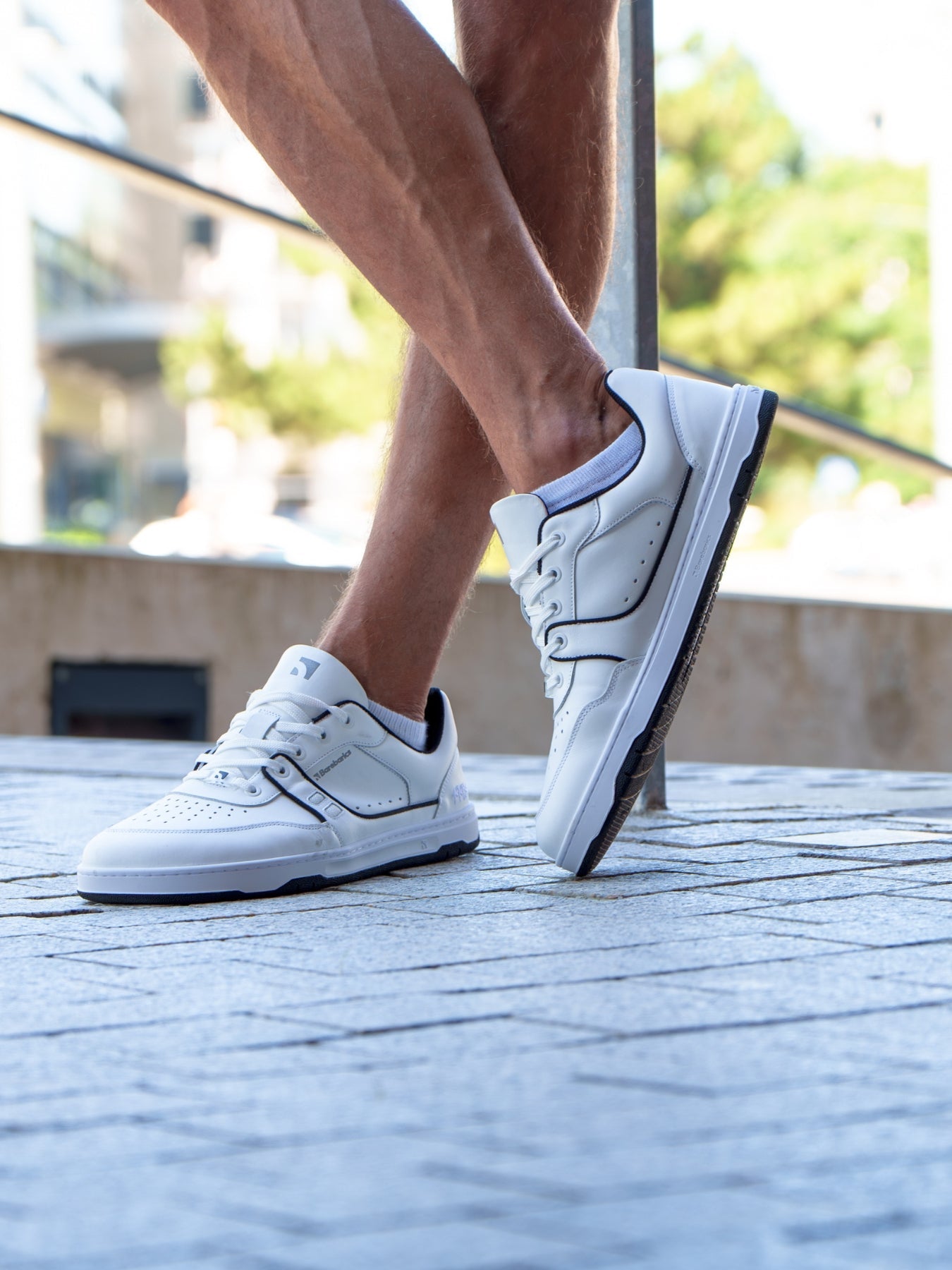 Barefoot Sneakers Barebarics Arise - White & Black - Barefoot Shoe Store