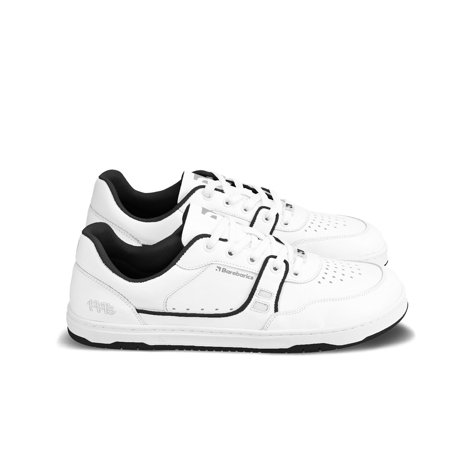 Barefoot Sneakers Barebarics Arise - White & Black - Barefoot Shoe Store