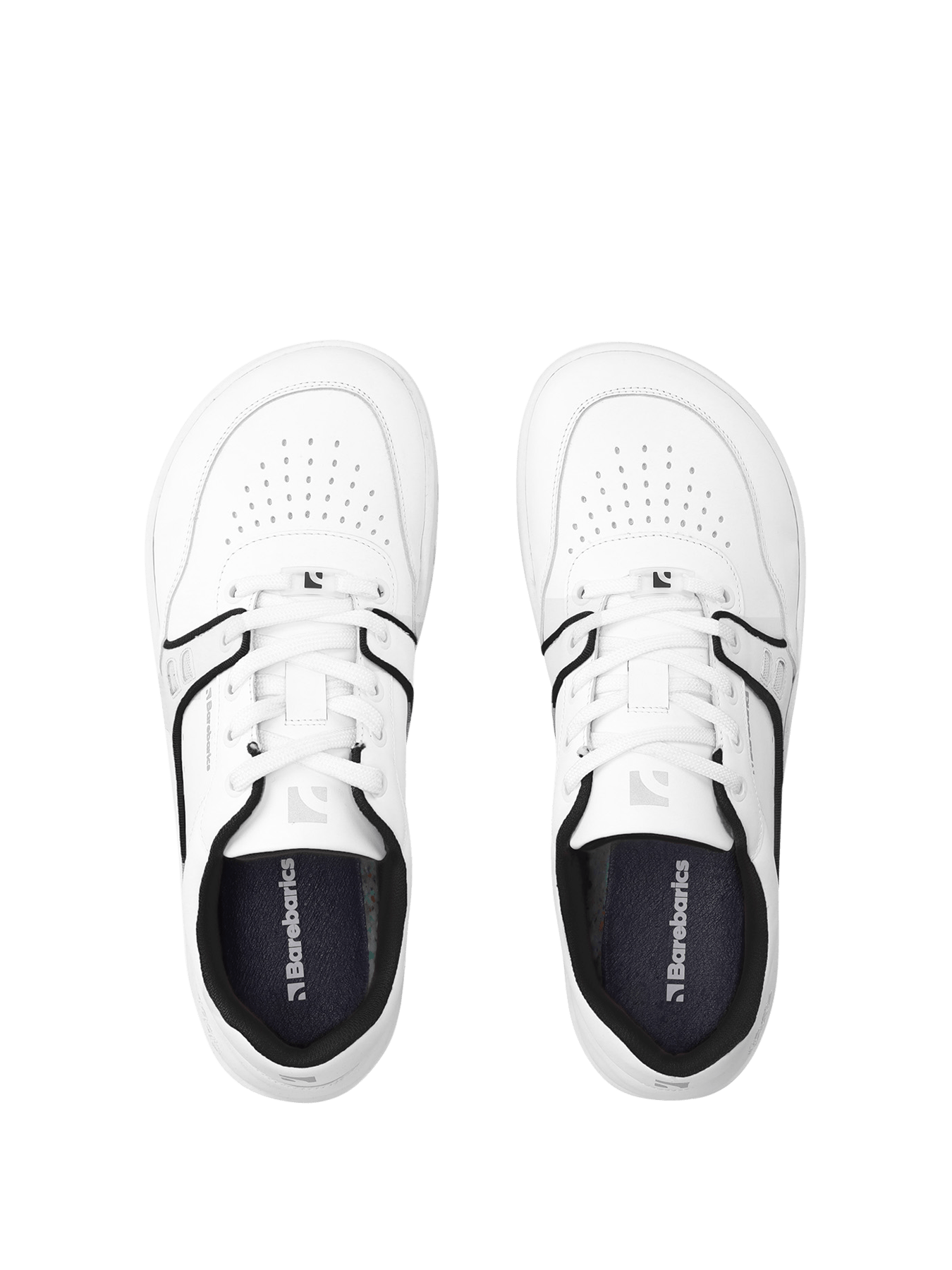Barefoot Sneakers Barebarics Arise - White & Black - Barefoot Shoe Store
