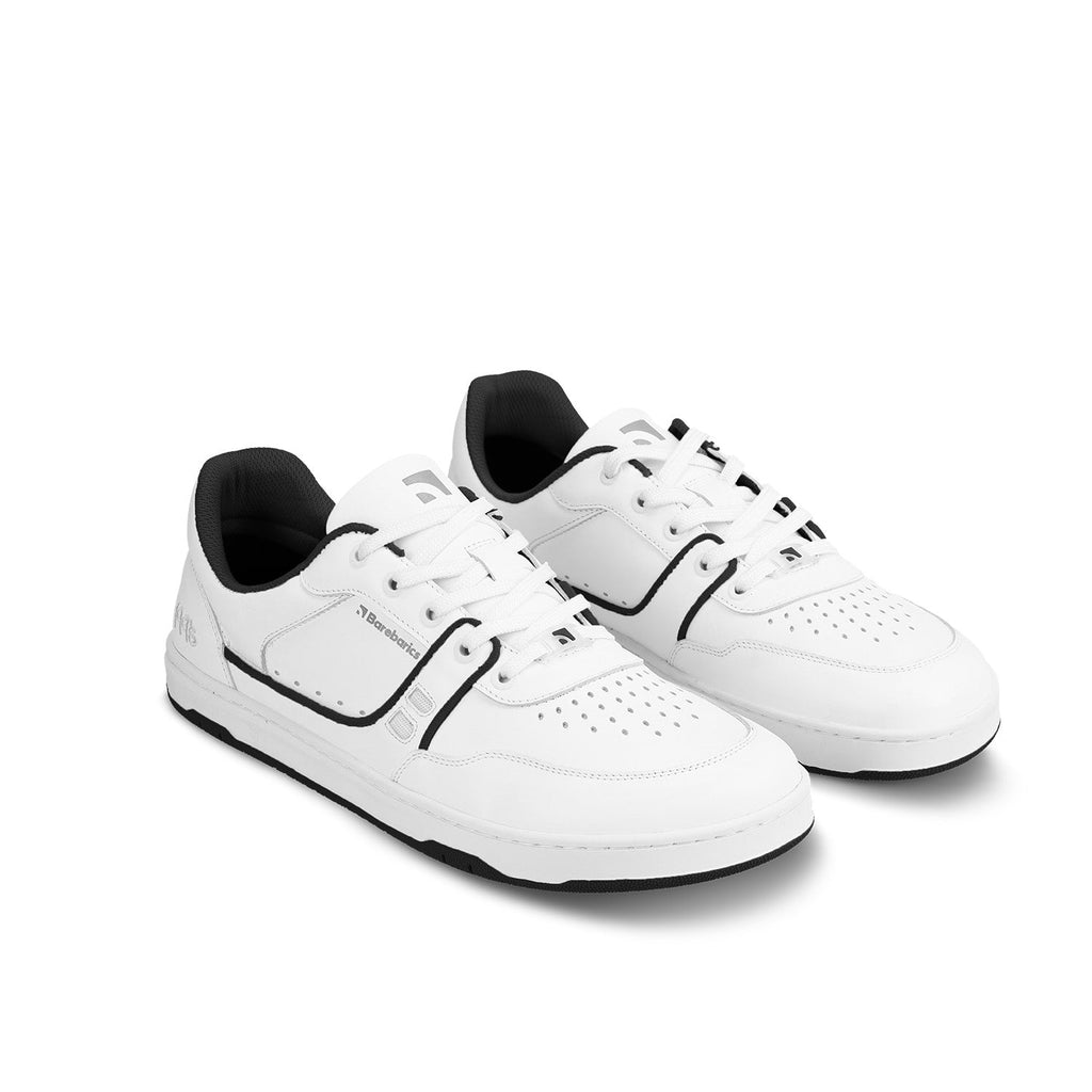 Barefoot Sneakers Barebarics Arise - White & Black - Barefoot Shoe Store