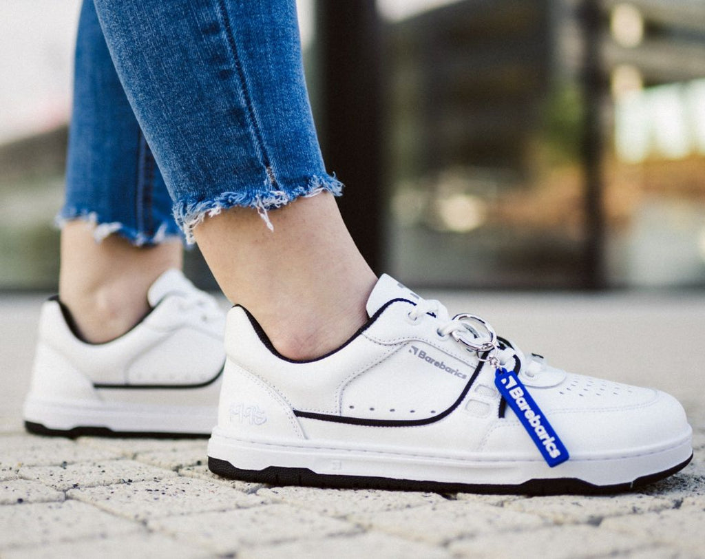 Barefoot Sneakers Barebarics Arise - White & Black - Barefoot Shoe Store