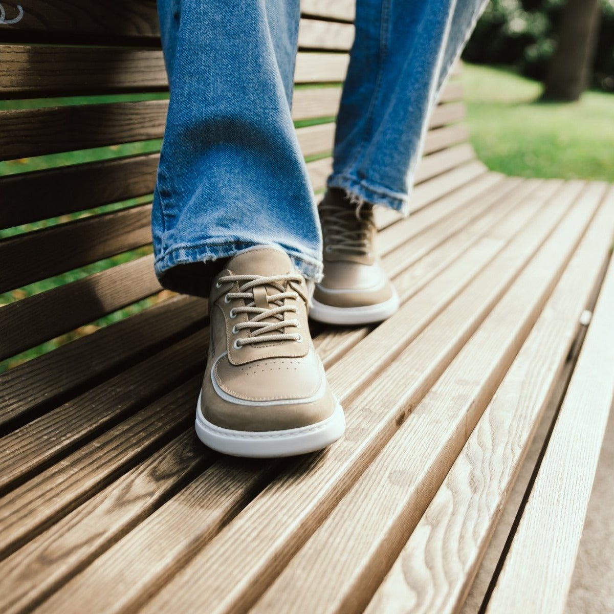 Barefoot Sneakers Barebarics Blend - Cappuccino Brown - Barefoot Shoe Store