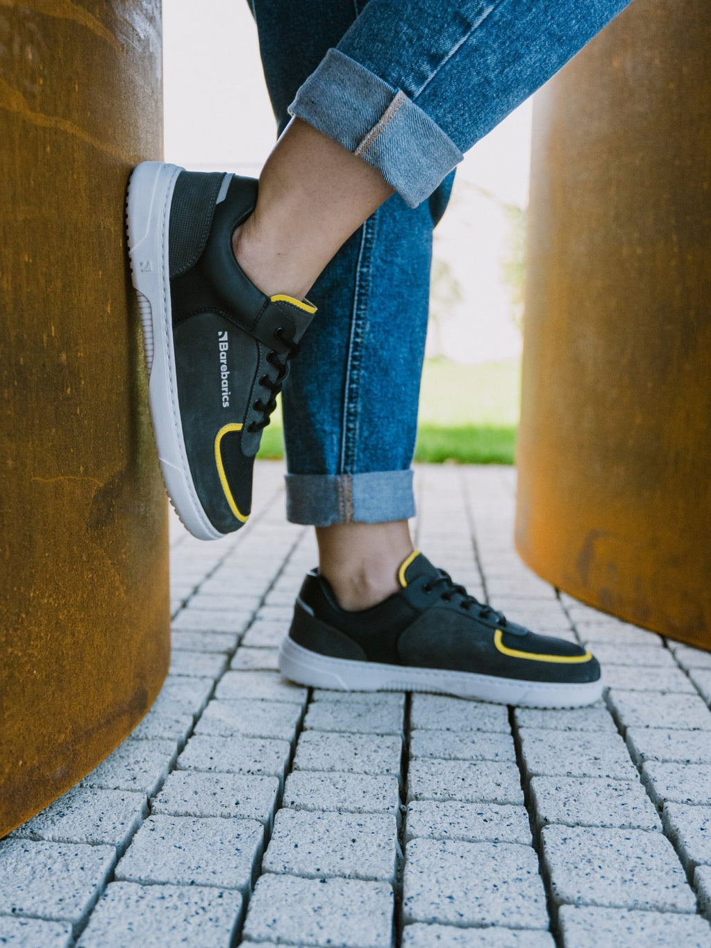 Barefoot Sneakers Barebarics Blend - Dark Grey & Black - Barefoot Shoe Store