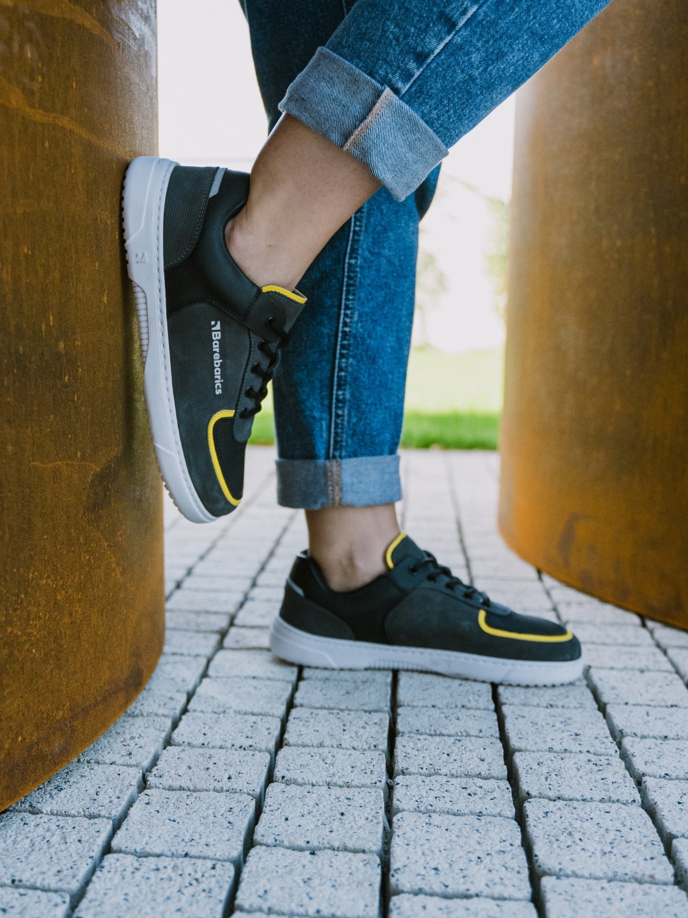 Barefoot Sneakers Barebarics Blend - Dark Grey & Black - Barefoot Shoe Store