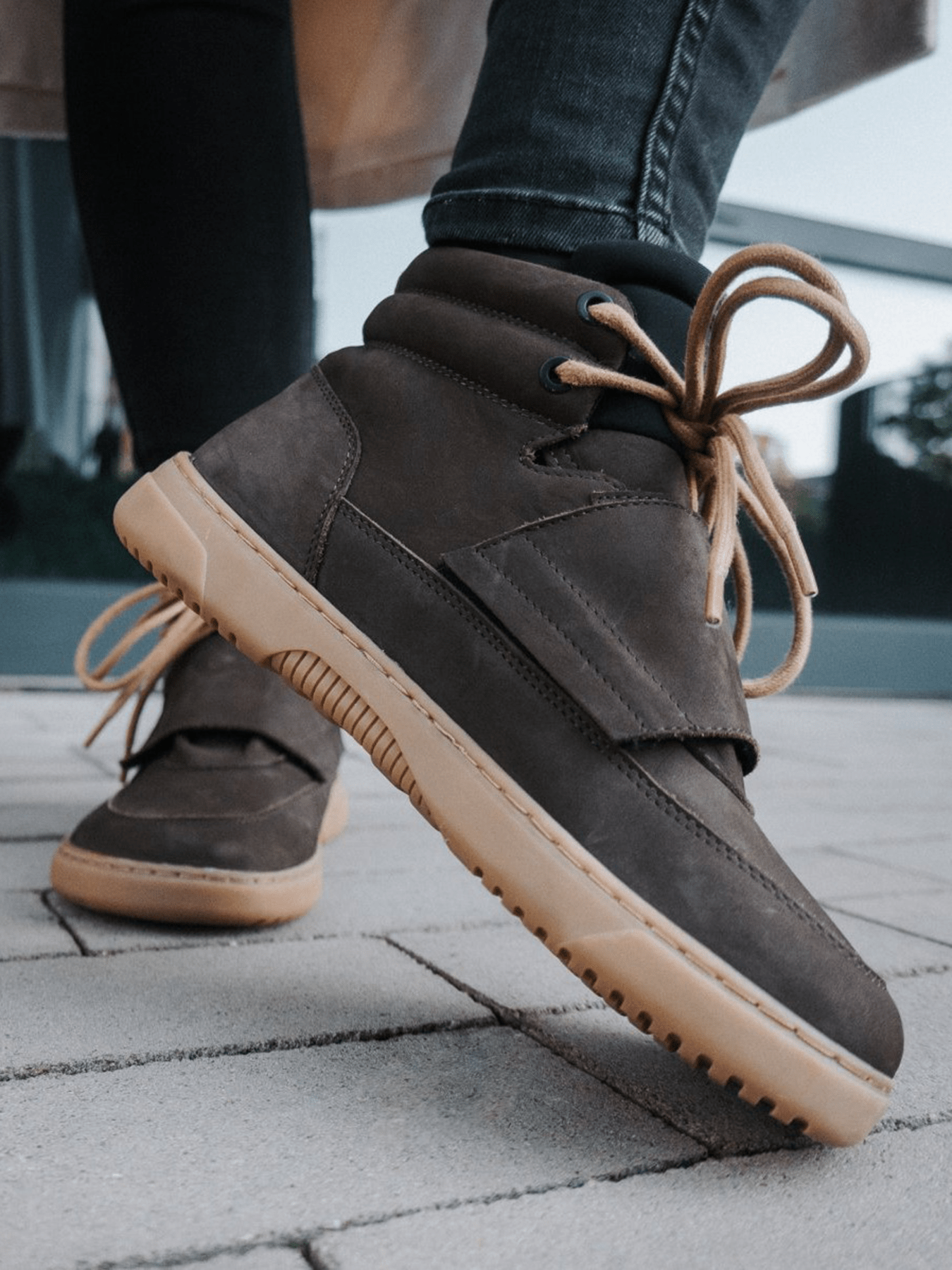 Barefoot Sneakers Barebarics Blizzard - Dark Chocolate Brown - Barefoot Shoe Store