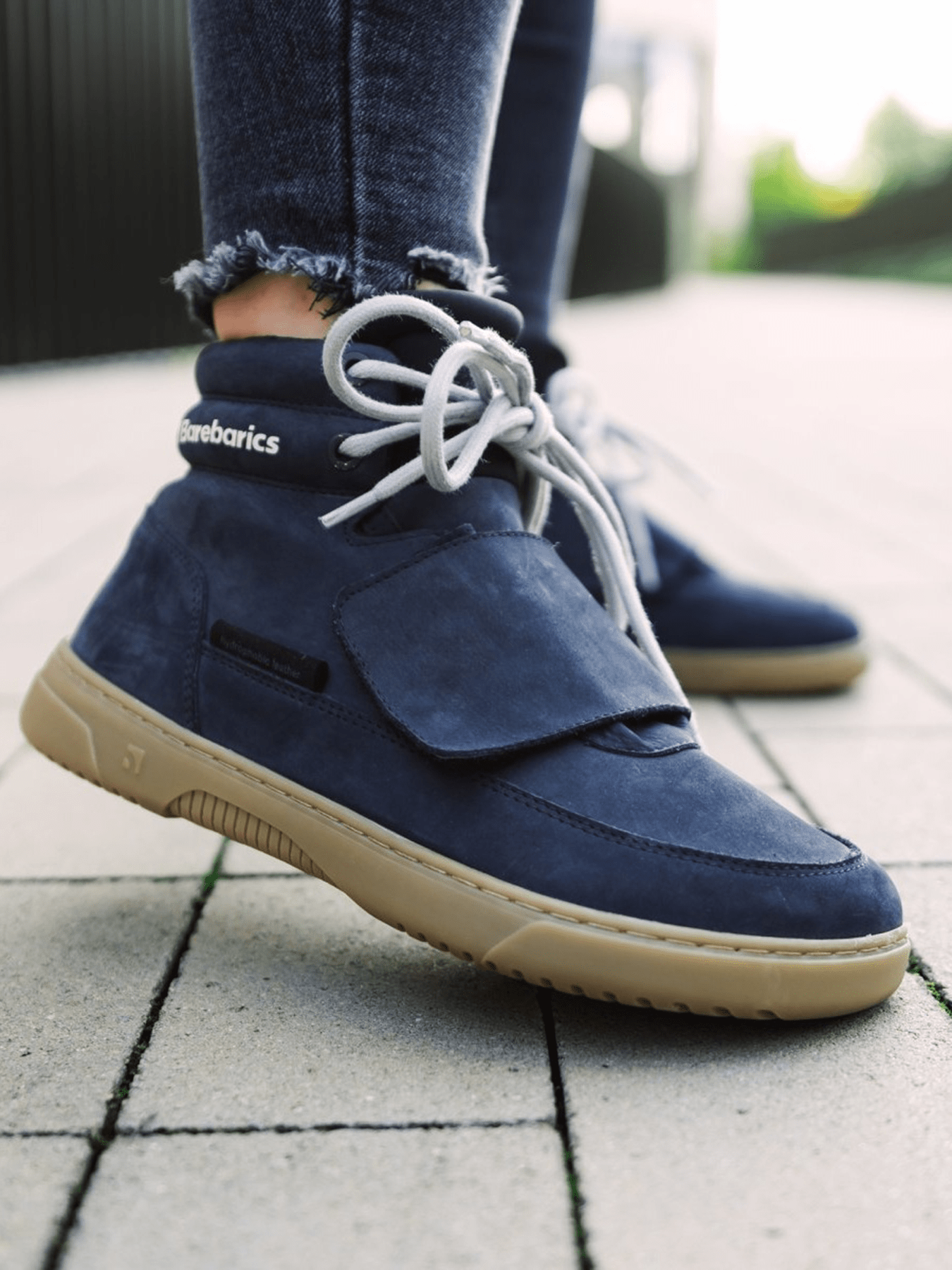 Barefoot Sneakers Barebarics Blizzard - Navy Blue - Barefoot Shoe Store