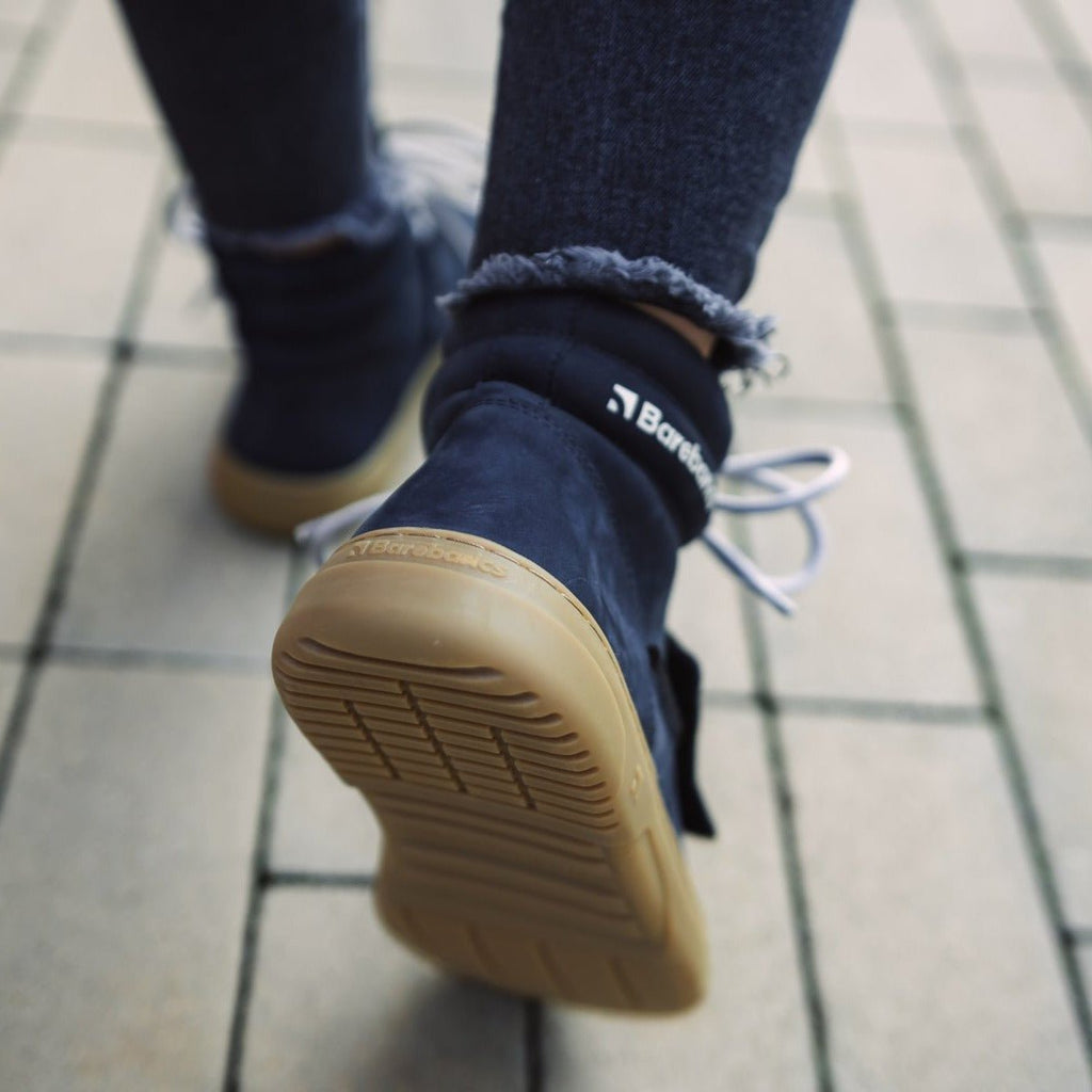 Barefoot Sneakers Barebarics Blizzard - Navy Blue - Barefoot Shoe Store