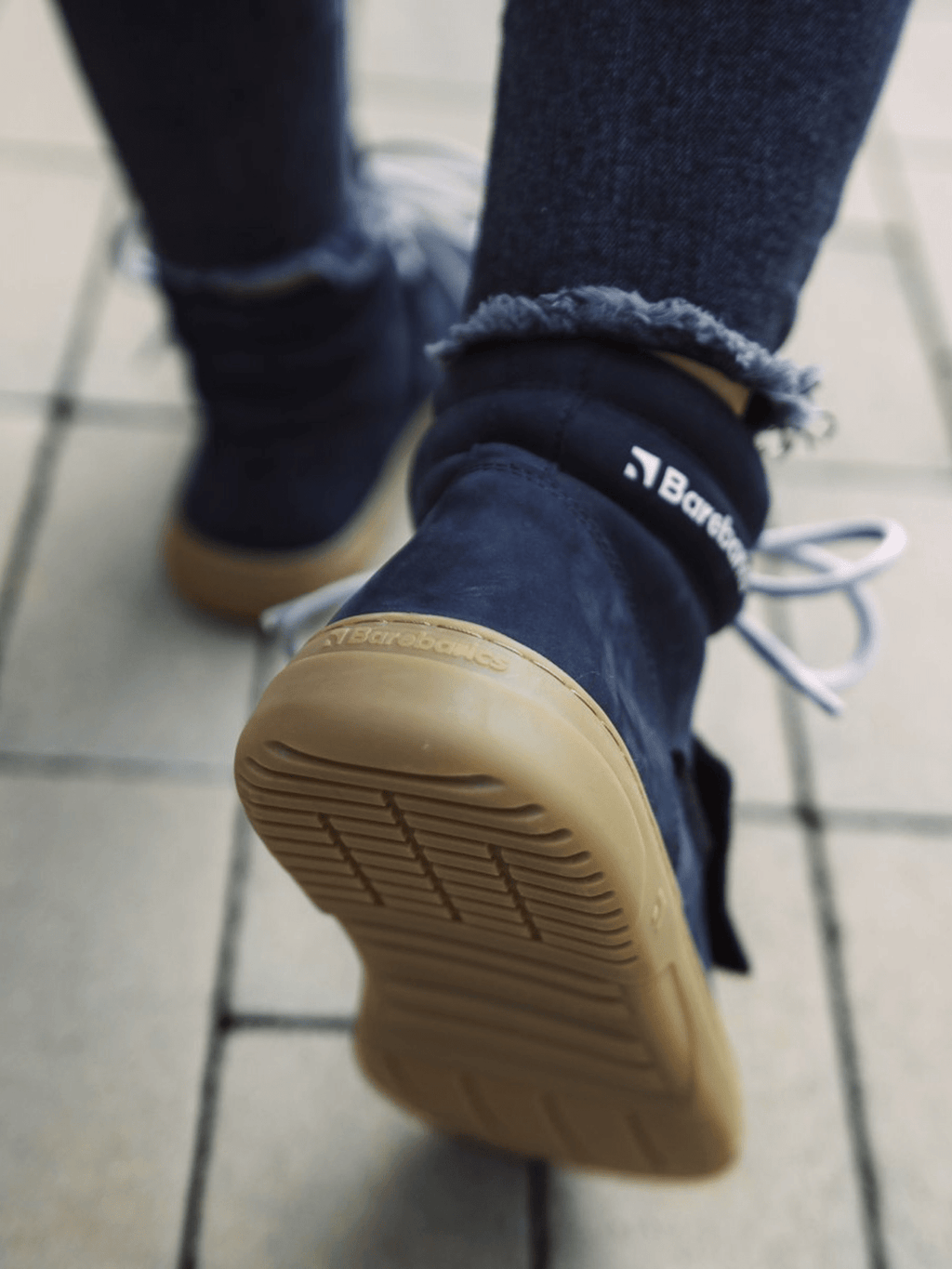 Barefoot Sneakers Barebarics Blizzard - Navy Blue - Barefoot Shoe Store