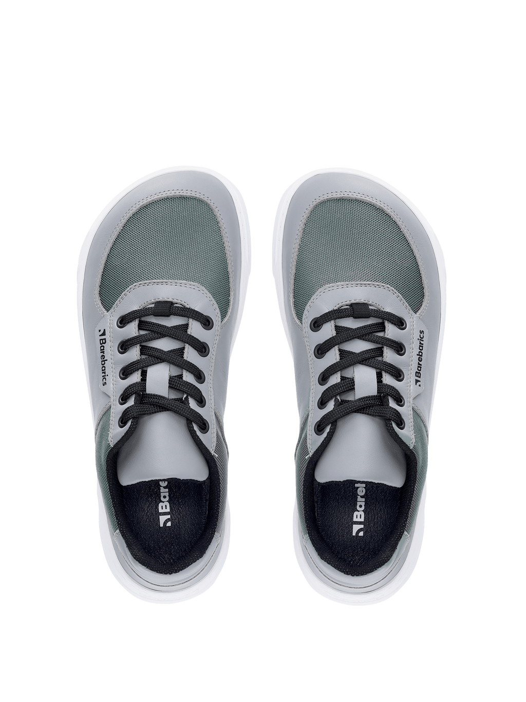Barefoot Sneakers Barebarics Bravo - Grey & White - Barefoot Shoe Store