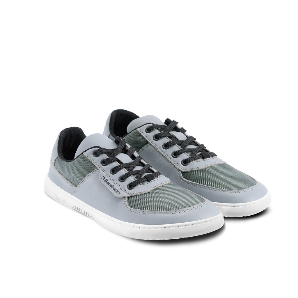 Barefoot Sneakers Barebarics Bravo - Grey & White - Barefoot Shoe Store