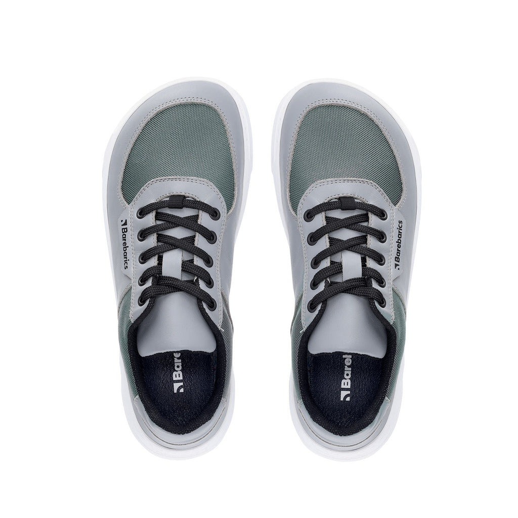 Barefoot Sneakers Barebarics Bravo - Grey & White - Barefoot Shoe Store