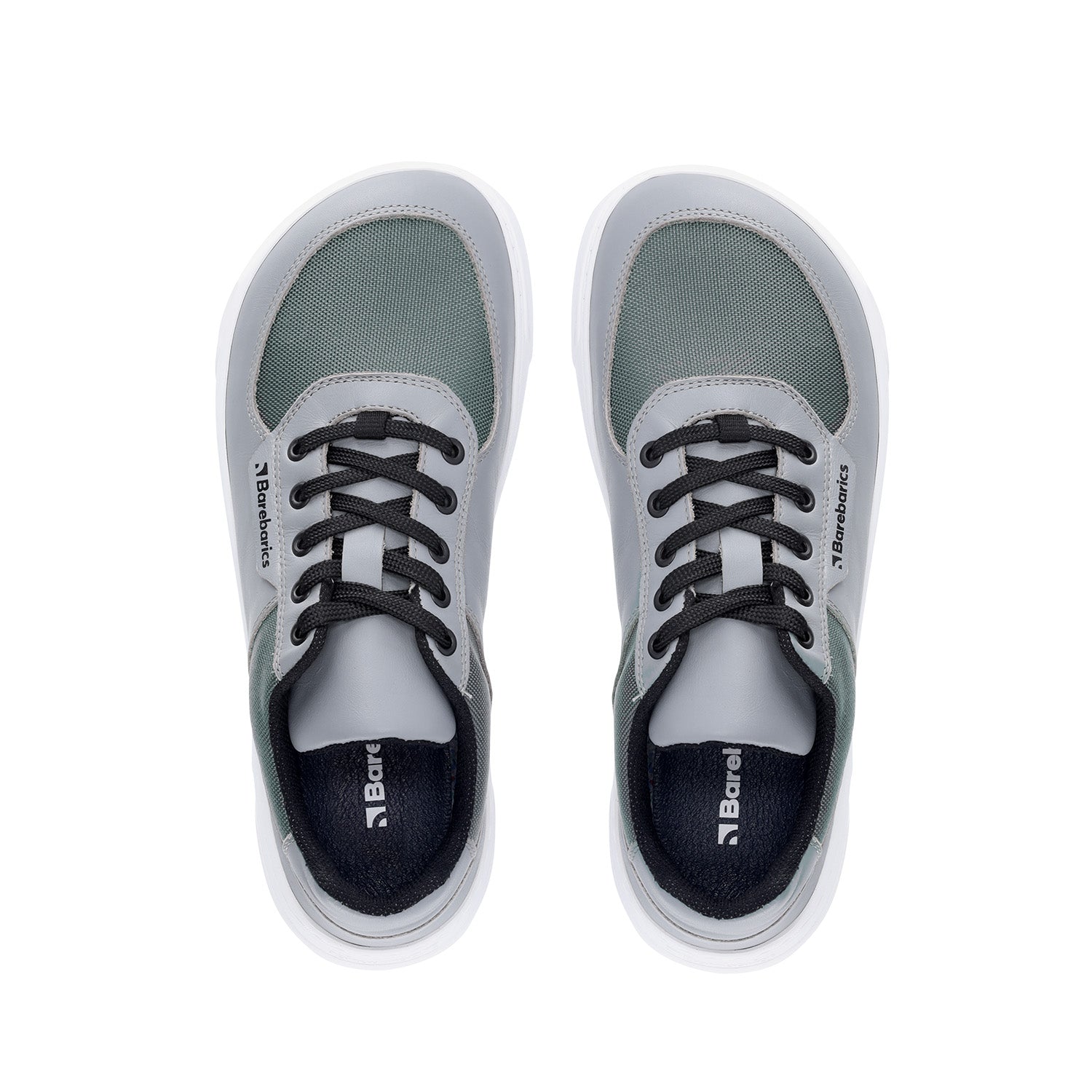 Barefoot Sneakers Barebarics Bravo - Grey & White - Barefoot Shoe Store