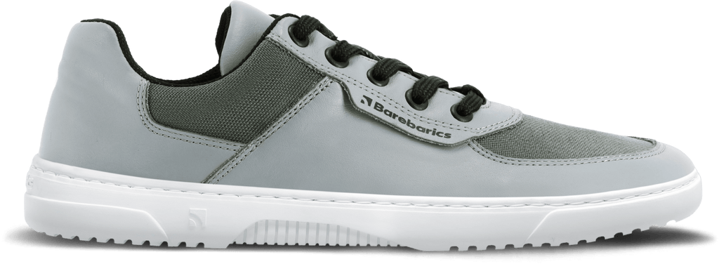 Barefoot Sneakers Barebarics Bravo - Grey & White - Barefoot Shoe Store
