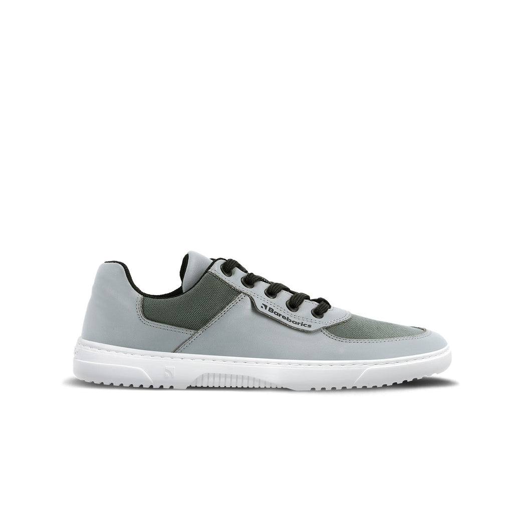 Barefoot Sneakers Barebarics Bravo - Grey & White - Barefoot Shoe Store