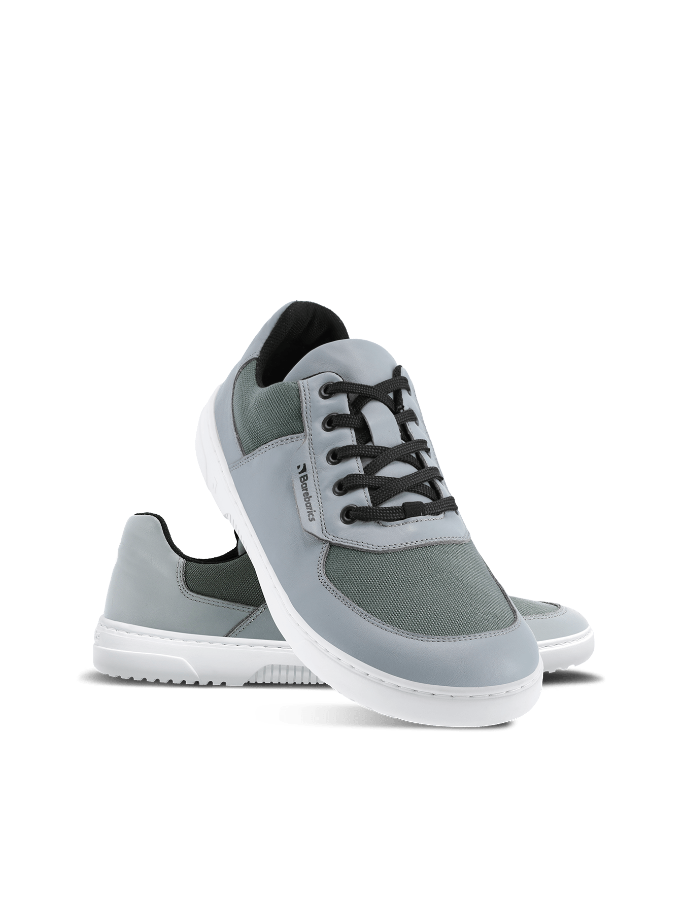 Barefoot Sneakers Barebarics Bravo - Grey & White - Barefoot Shoe Store