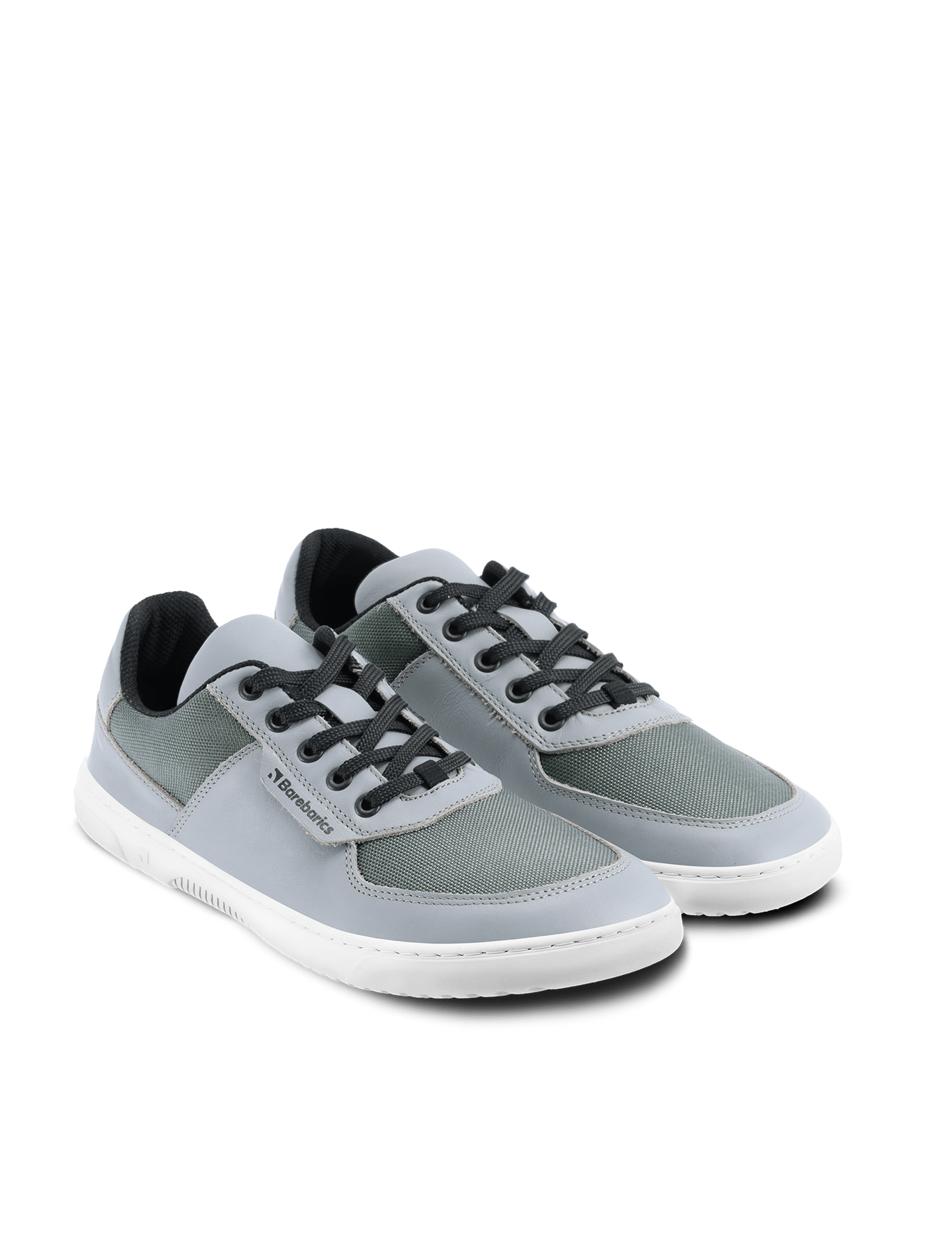 Barefoot Sneakers Barebarics Bravo - Grey & White - Barefoot Shoe Store
