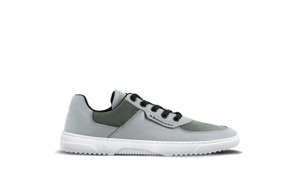 Barefoot Sneakers Barebarics Bravo - Grey & White - Barefoot Shoe Store