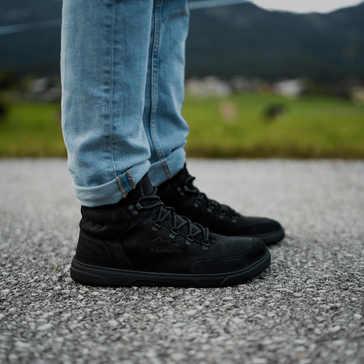 Barefoot Sneakers Barebarics Element - All Black - Barefoot Shoe Store