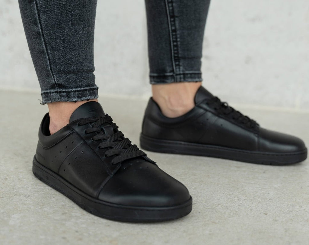 Barefoot Sneakers Barebarics Enigma - All Black - Barefoot Shoe Store