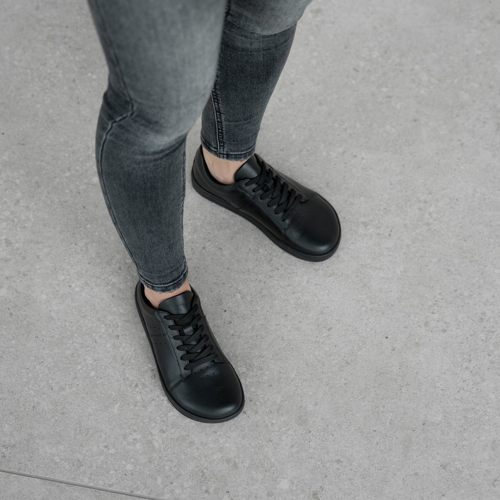 Barefoot Sneakers Barebarics Enigma - All Black - Barefoot Shoe Store