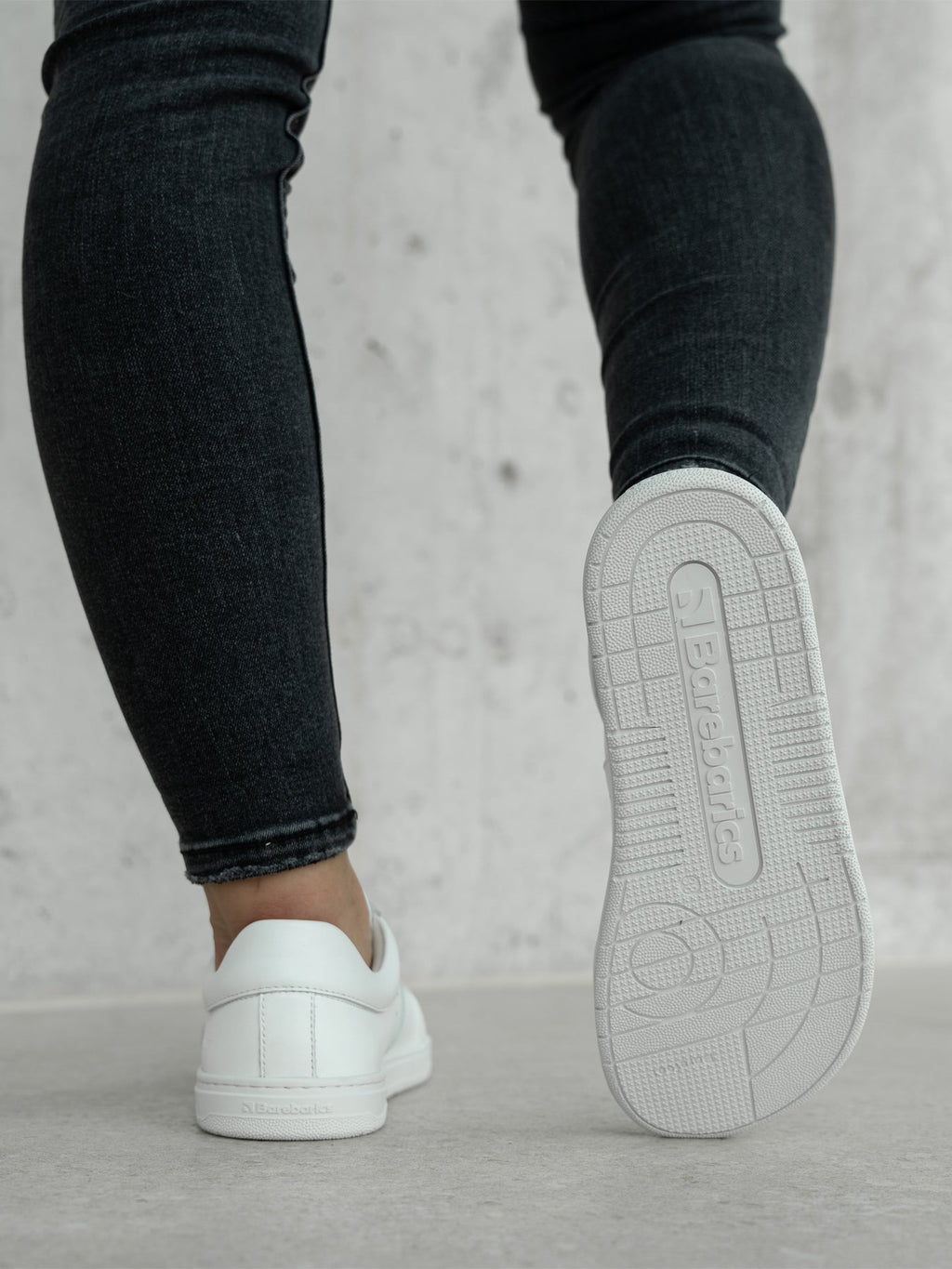 Barefoot Sneakers Barebarics Enigma - All White - Barefoot Shoe Store