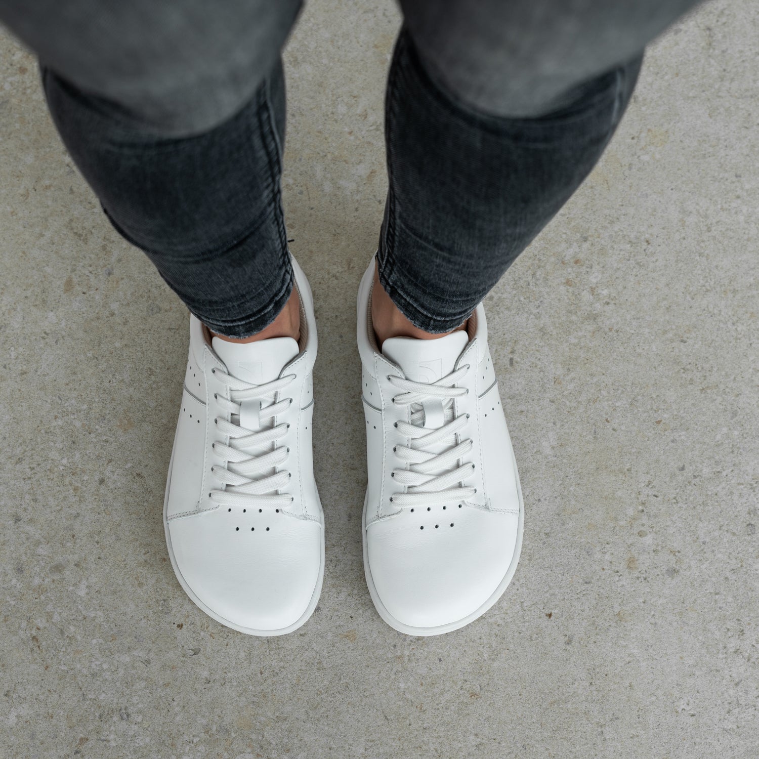 Barefoot Sneakers Barebarics Enigma - All White - Barefoot Shoe Store