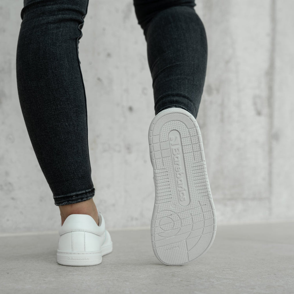 Barefoot Sneakers Barebarics Enigma - All White - Barefoot Shoe Store