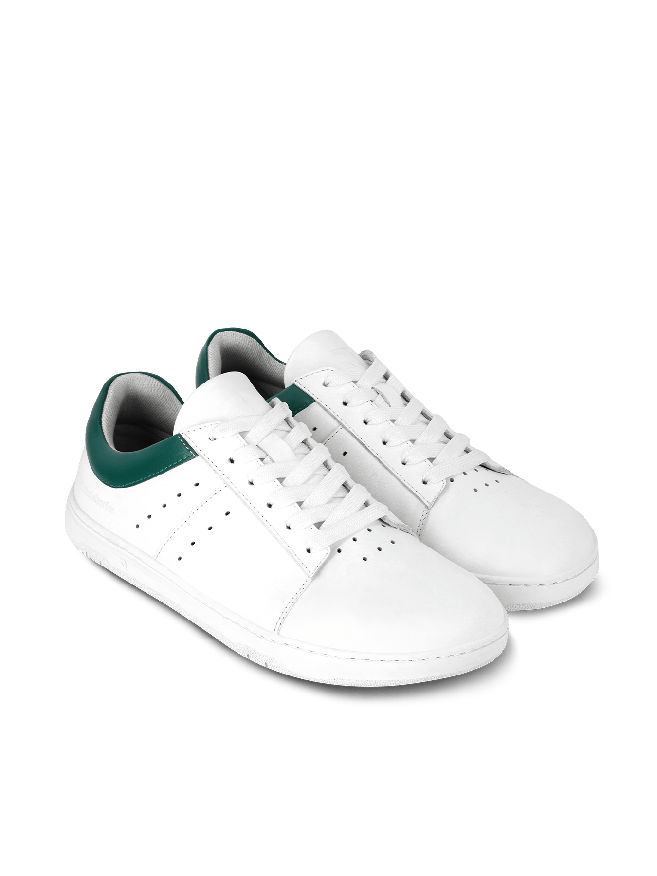 Barefoot Sneakers Barebarics Enigma - White & Dark Green - Barefoot Shoe Store